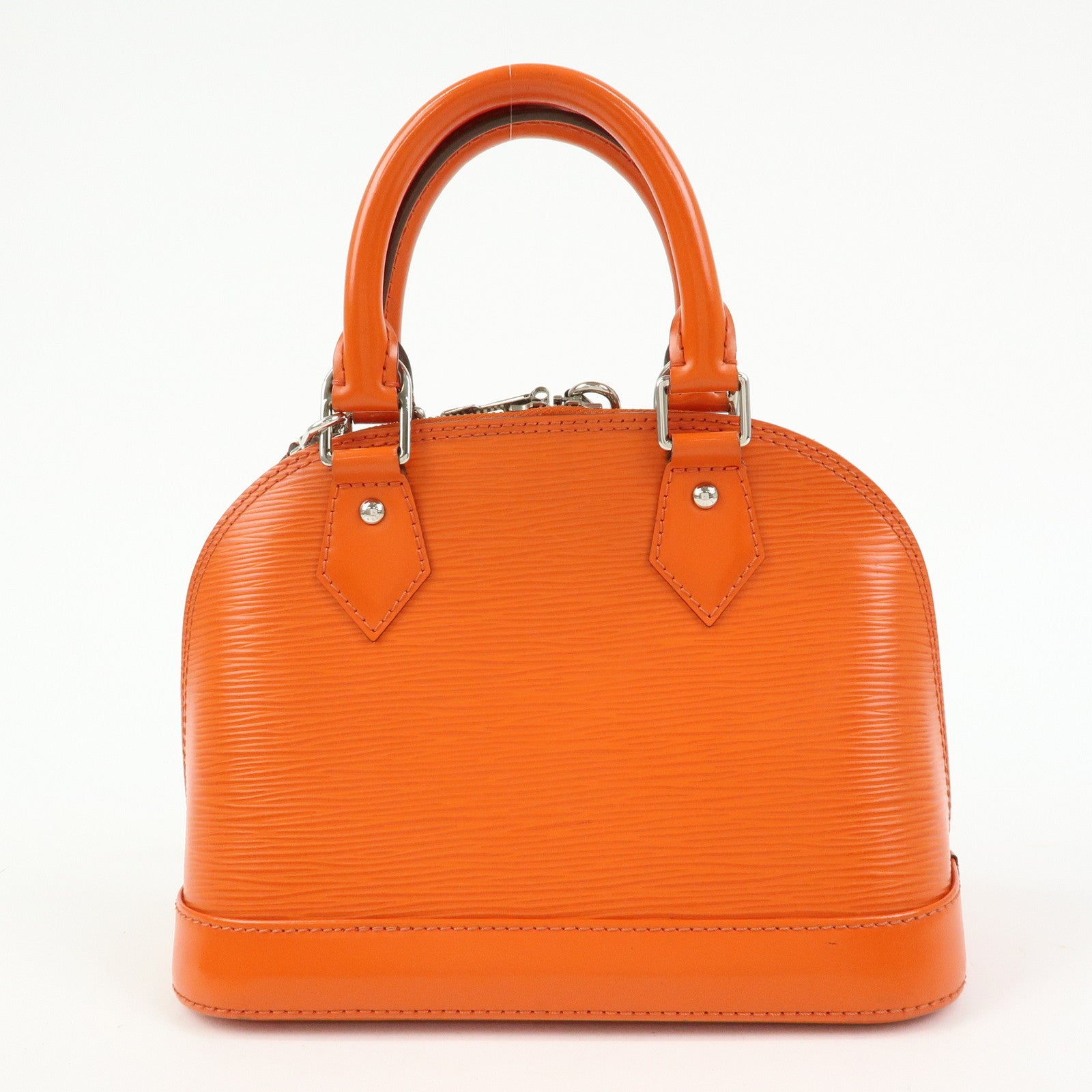 Louis Vuitton Epi Leather Alma BB 2Way Bag Hand Bag Orange M40854