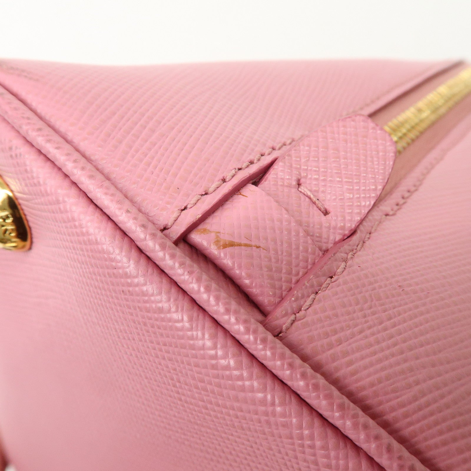 PRADA Triangle Logo Saffiano Leather Promenade Small 2WayBag BL0838