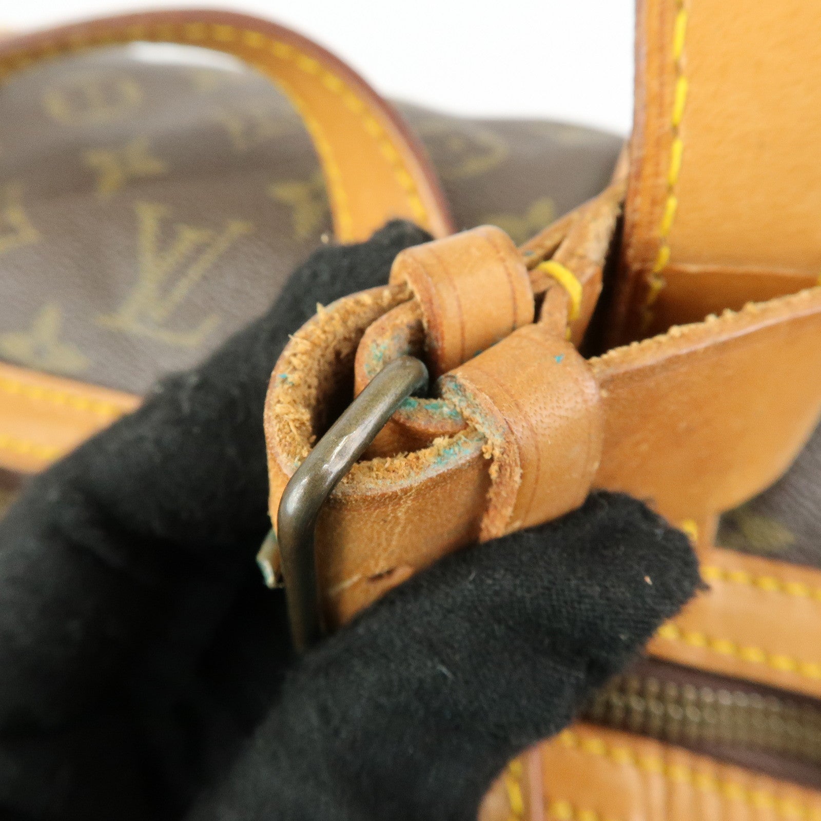 Louis Vuitton Monogram Sac Souple 55 Boston Bag Brown M41622