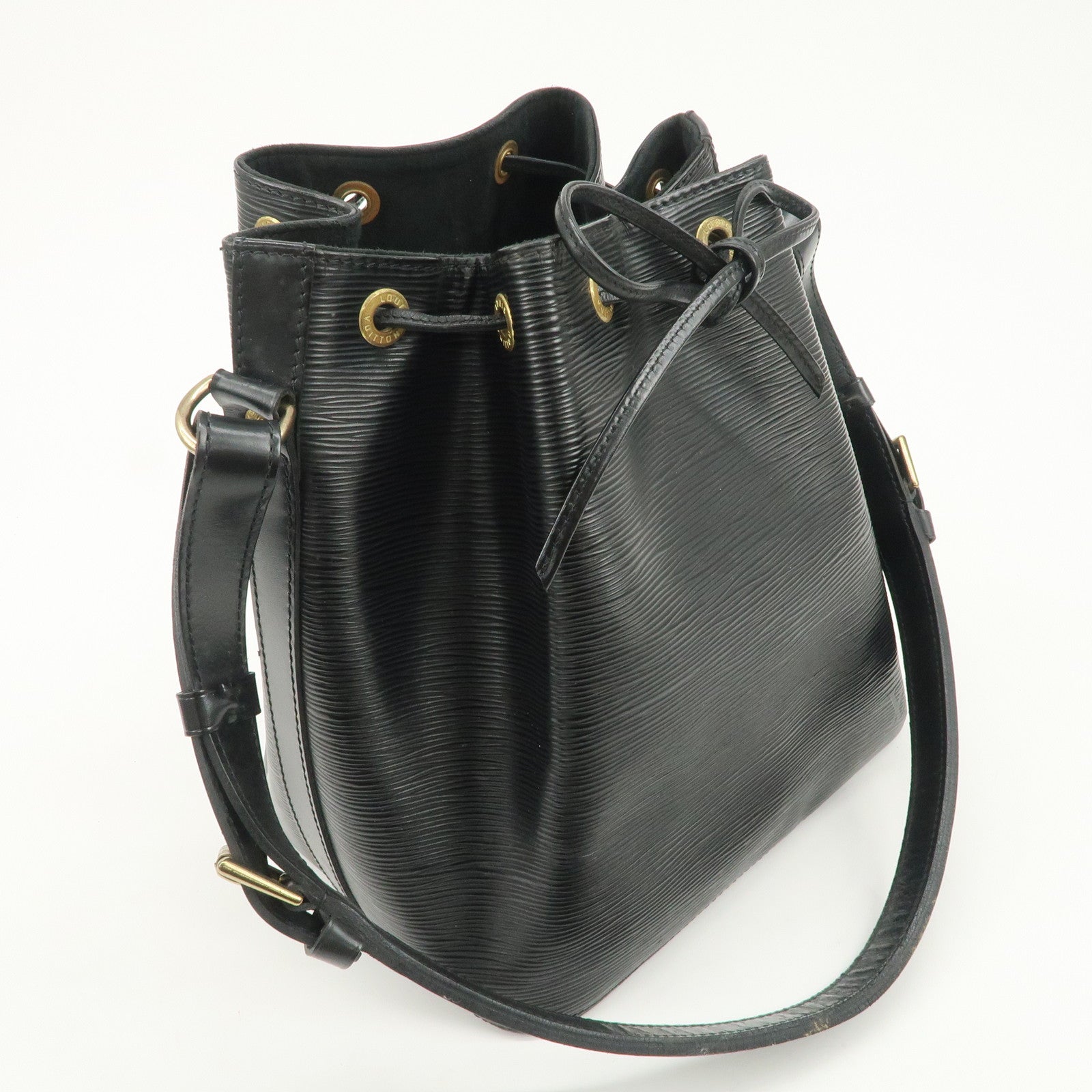 Louis Vuitton Epi Leather Petit Noe Shoulder Bag Noir Black M59012