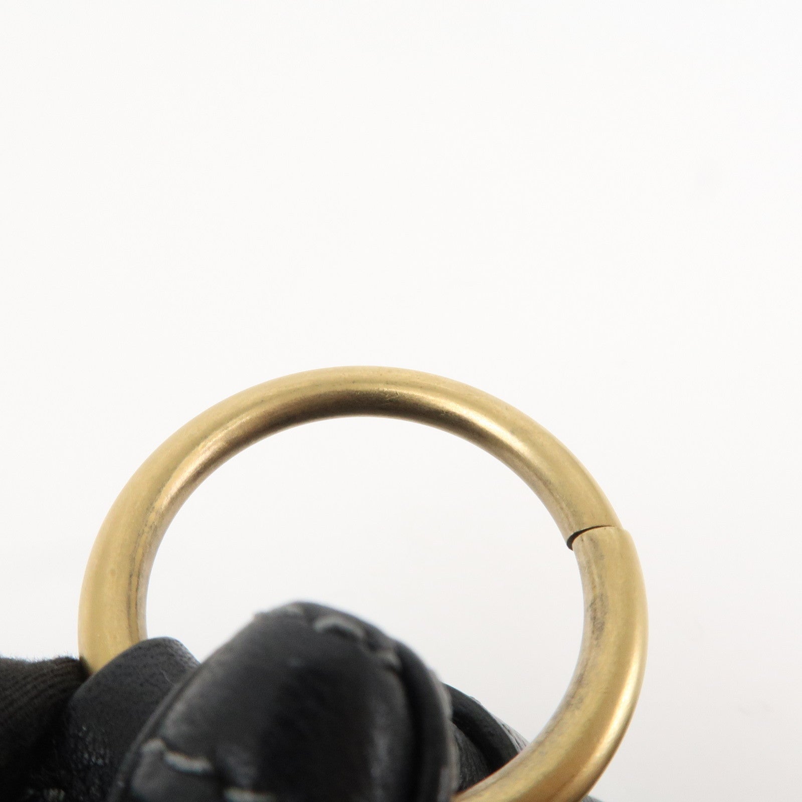 Chloe Paddington Leather Shoulder Bag Hand Bag Black Gold HDW Used