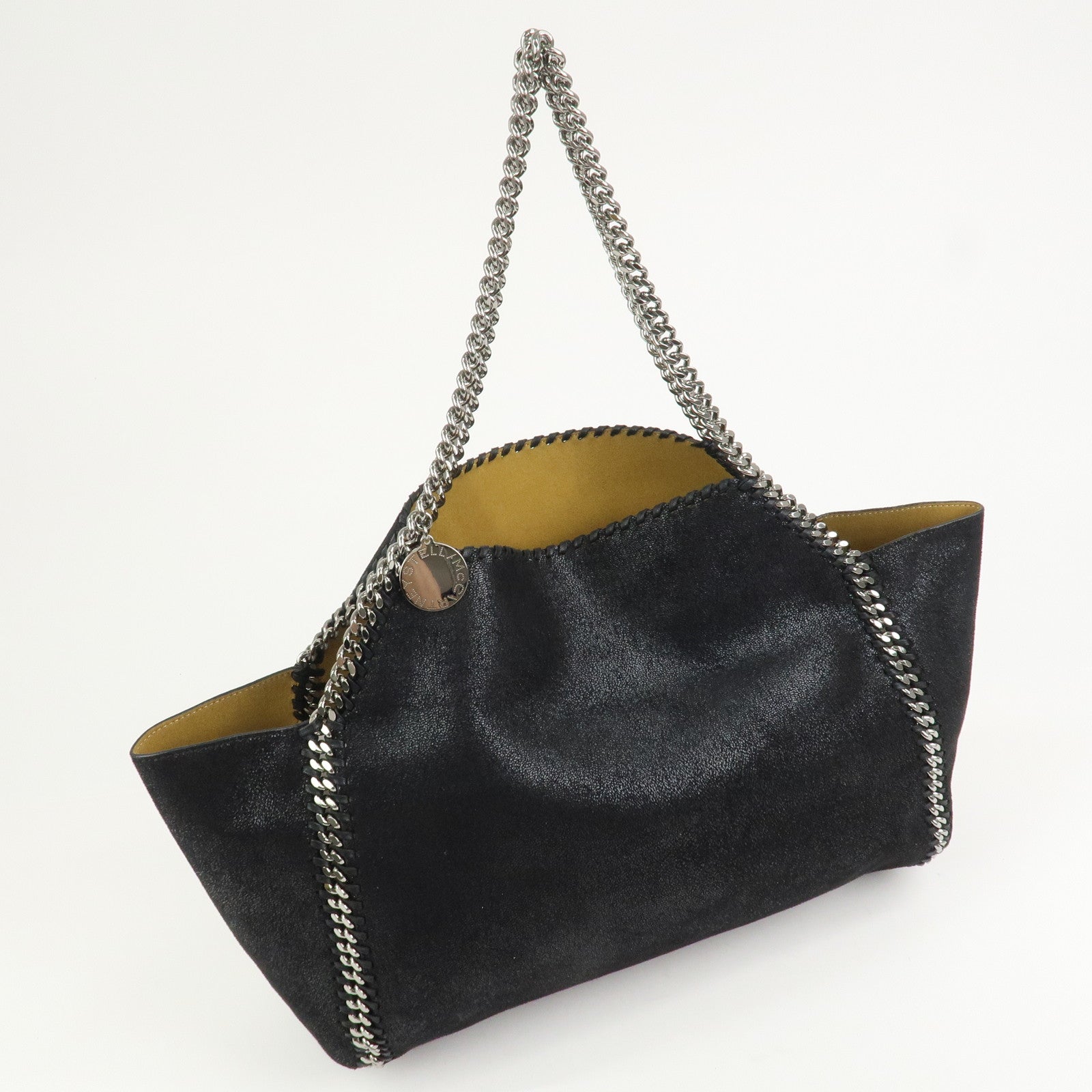 STELLA MCCARTNEY Falabella Polyester Chain Shoulder Bag Black
