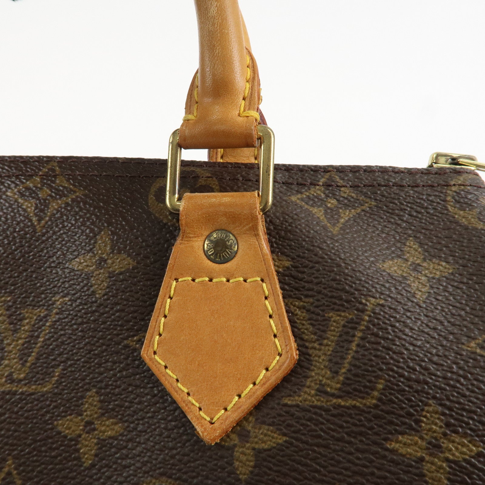 Louis Vuitton Monogram Speedy 25 Hand Bag Boston Bag M41528 Used
