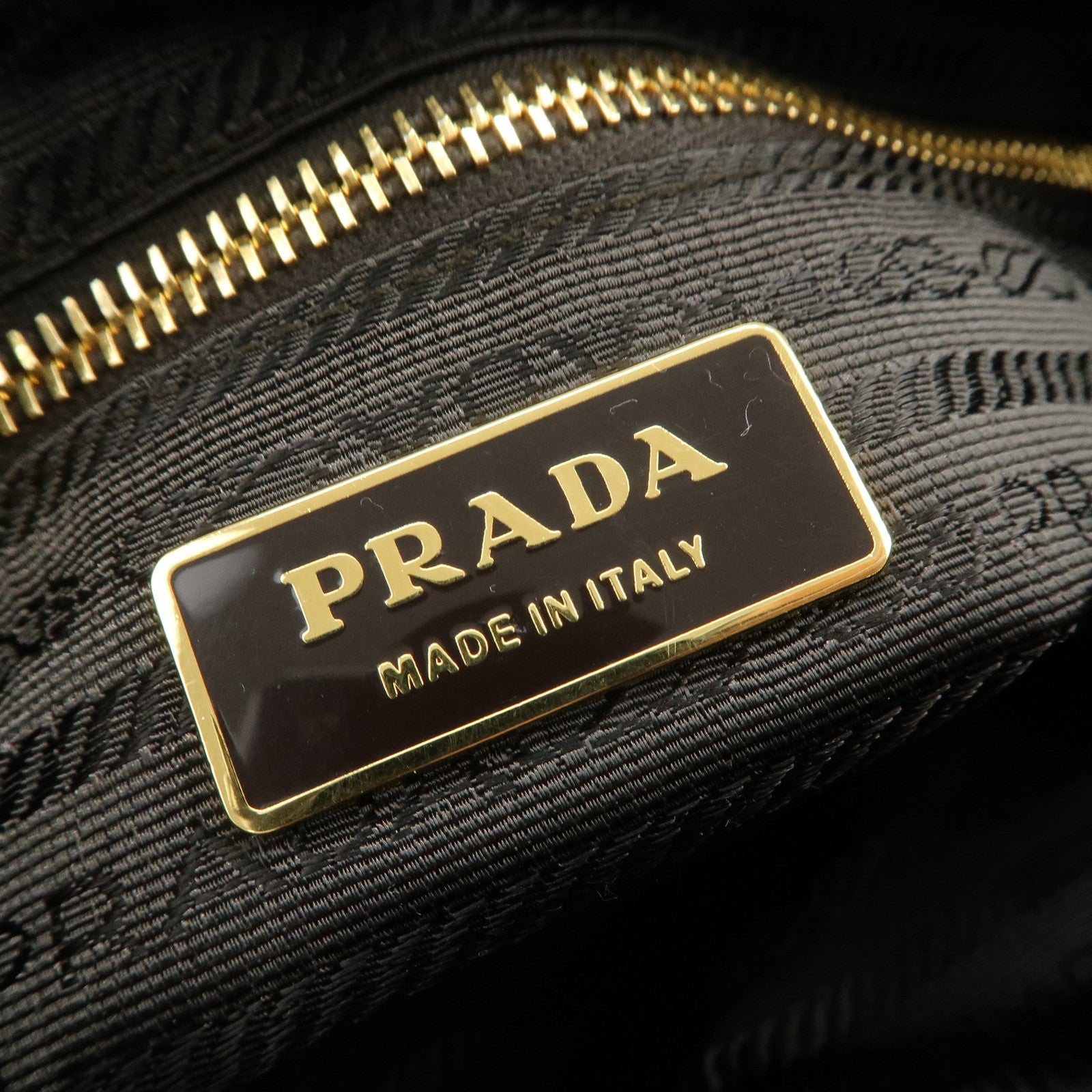 PRADA Triangle Logo Nylon Leather Crossbody Shoulder Bag Khaki