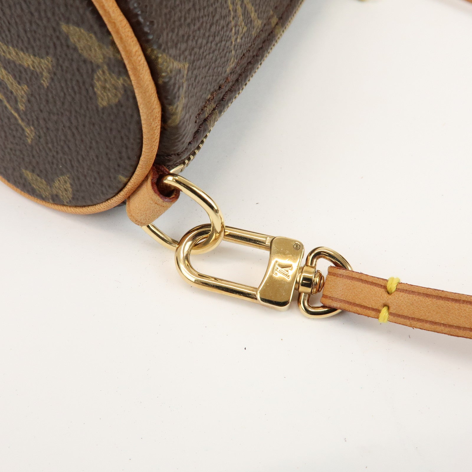 Louis Vuitton Monogram Mini Pouch for Papillon Bag Brown