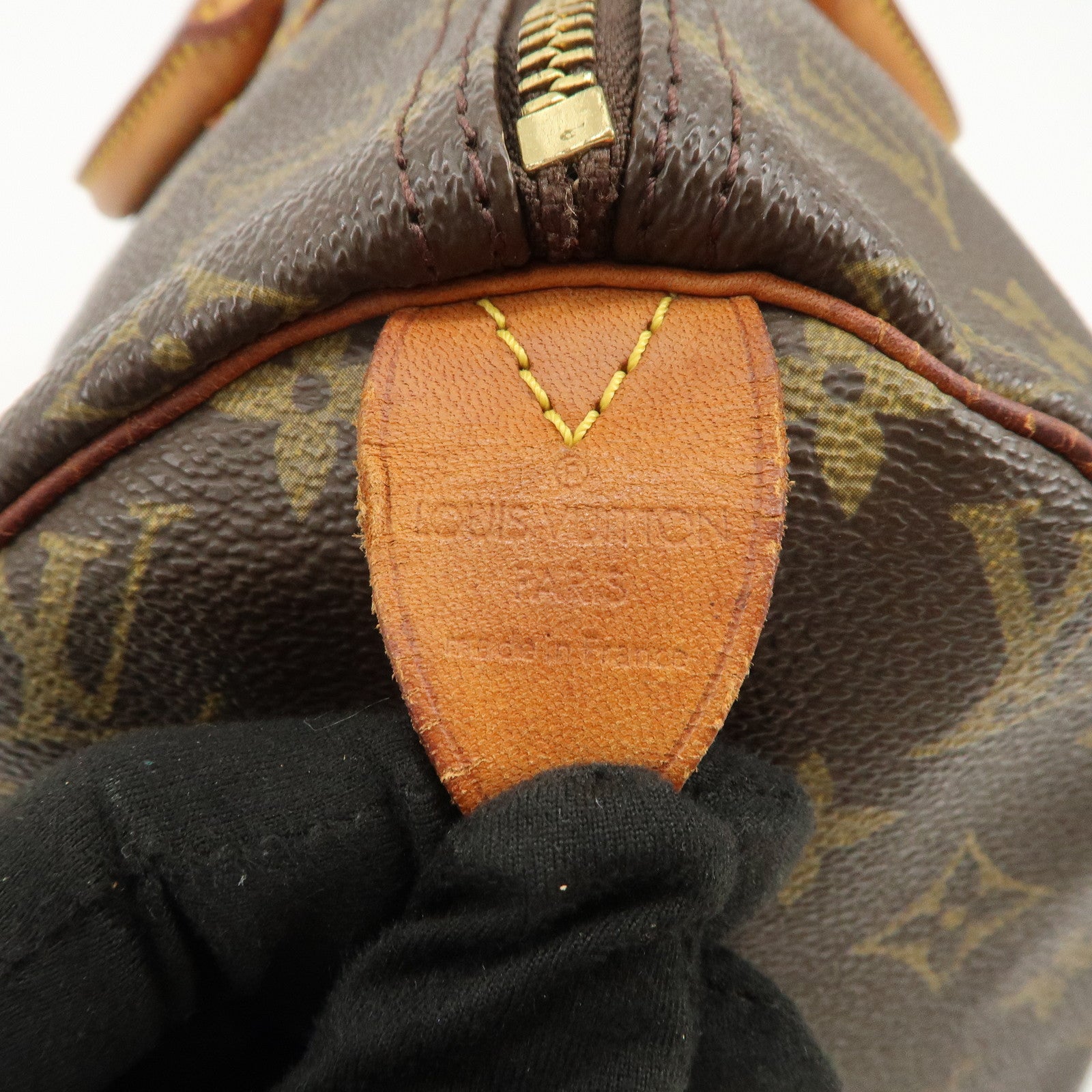 Louis Vuitton Monogram Speedy 40 Hand Bag Boston Bag Brown M41522
