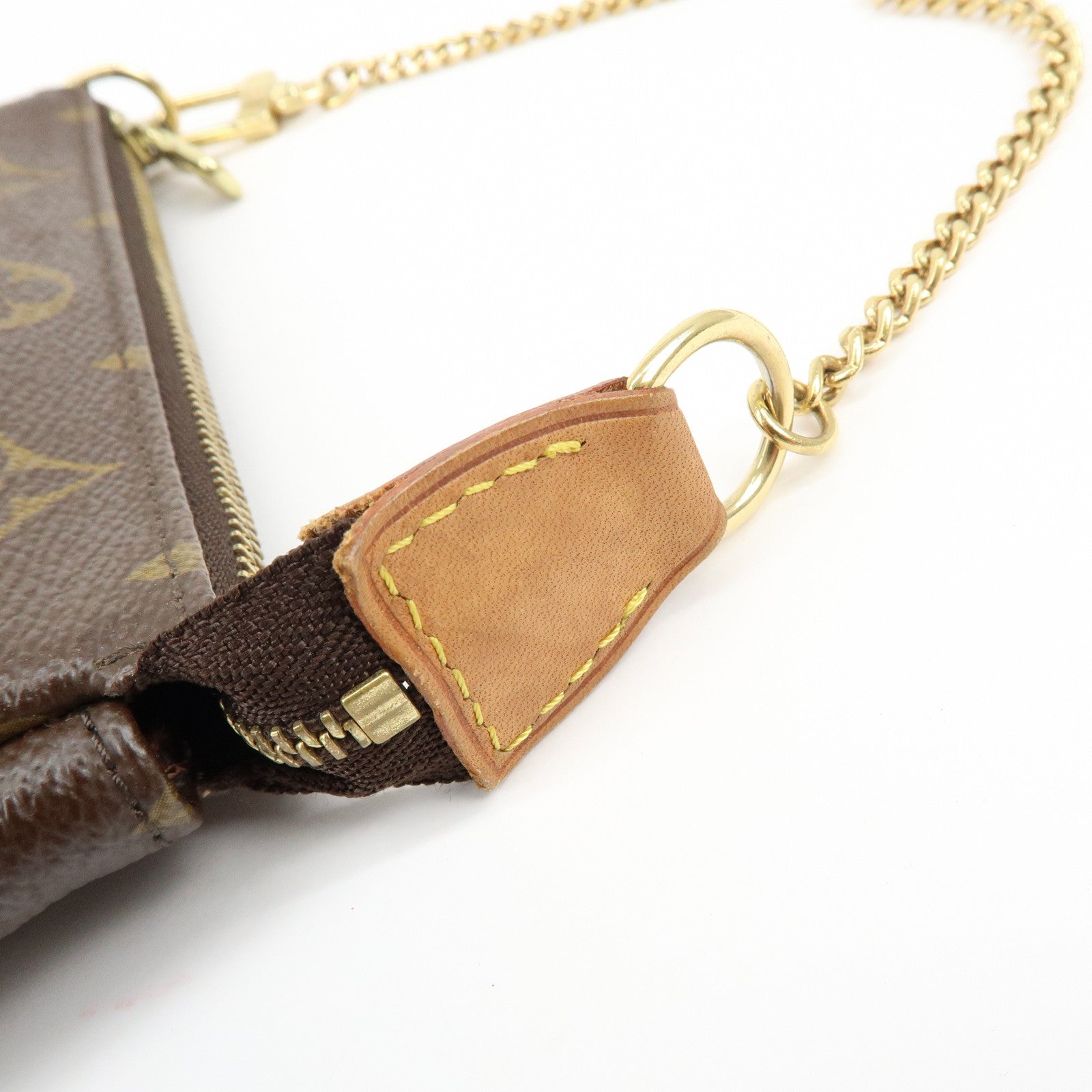 Louis Vuitton Monogram Mini Pochette Accessoires Hand Bag M58009