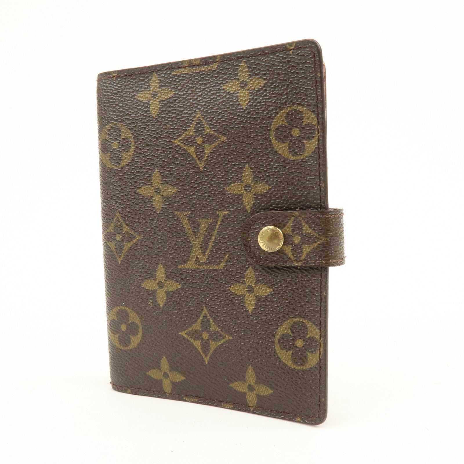 Louis Vuitton Monogram Agenda PM Planner Cover Brown R20005