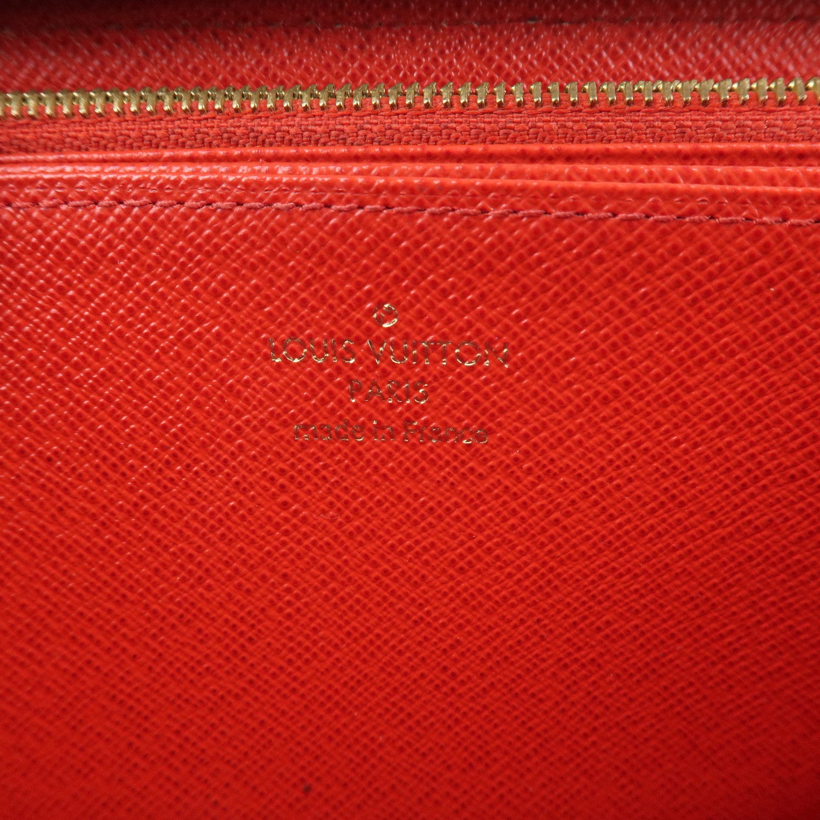 Louis Vuitton Monogram Round Zippy Wallet Long Wallet Coquelicot M41896 Used