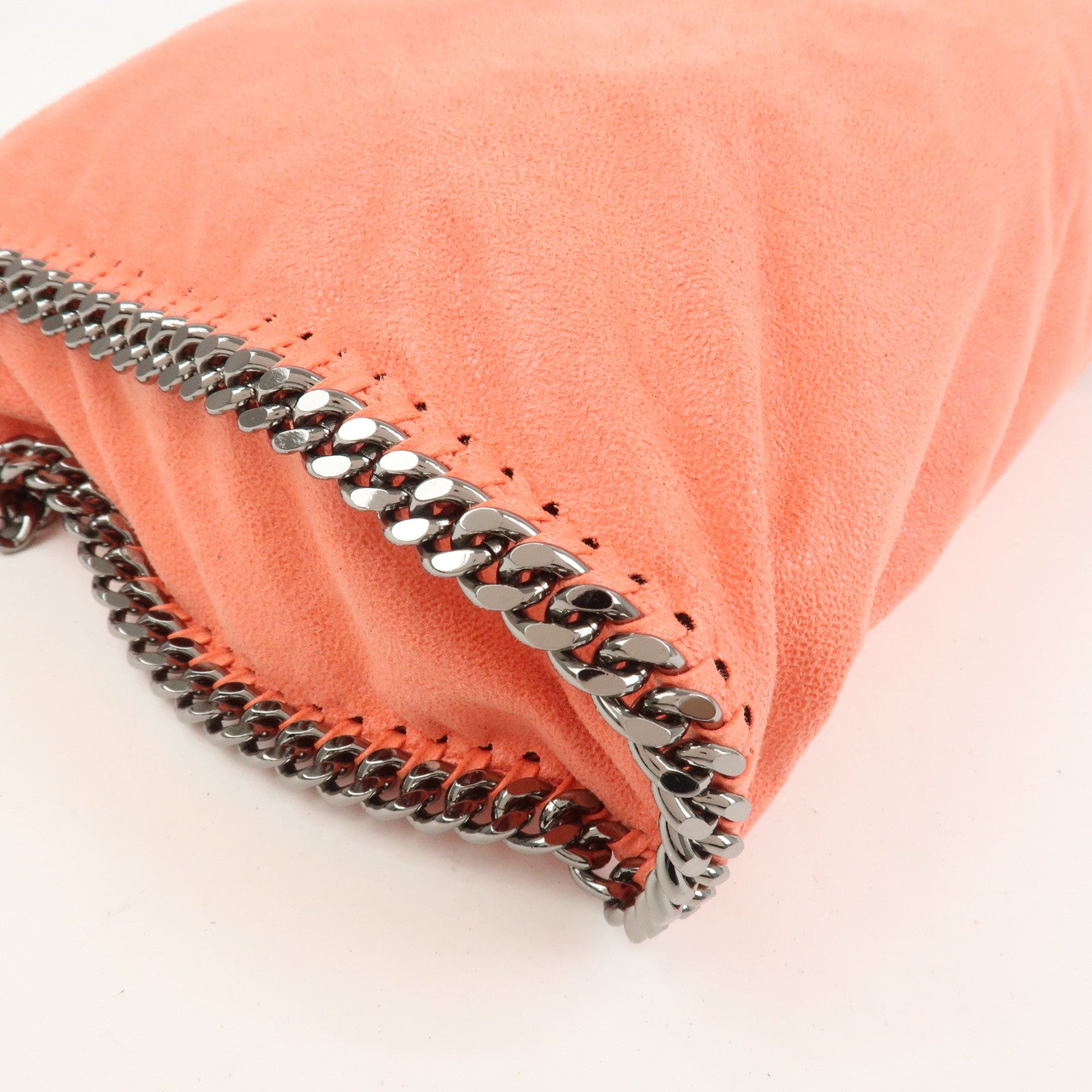 STELLA MCCARTNEY Falabella Fold-Over Tote 2Way Bag Orange