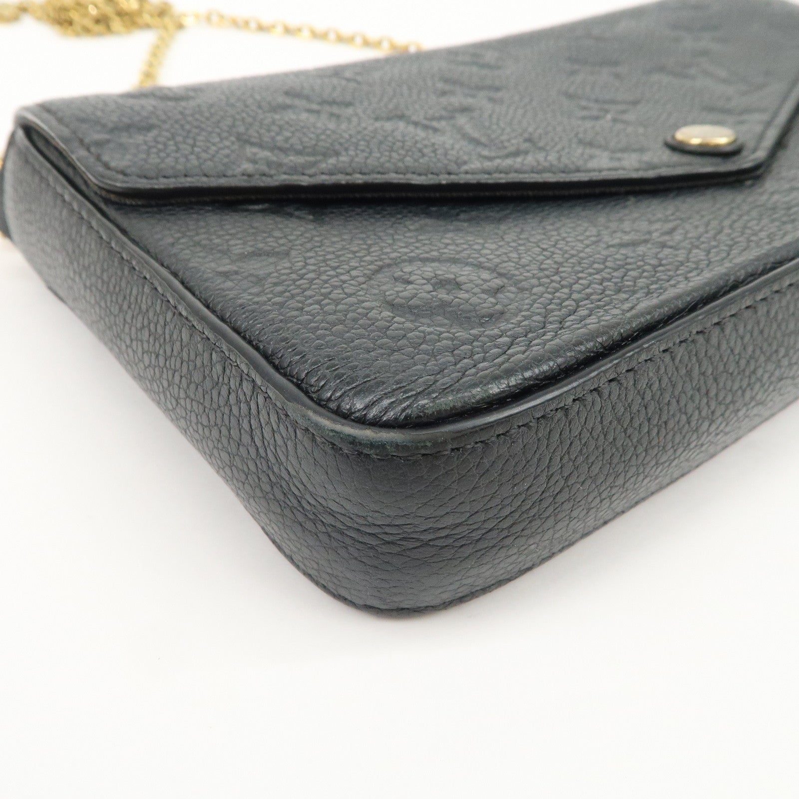 Louis Vuitton Monogram Empreinte Pochette Felicie Noir M82477