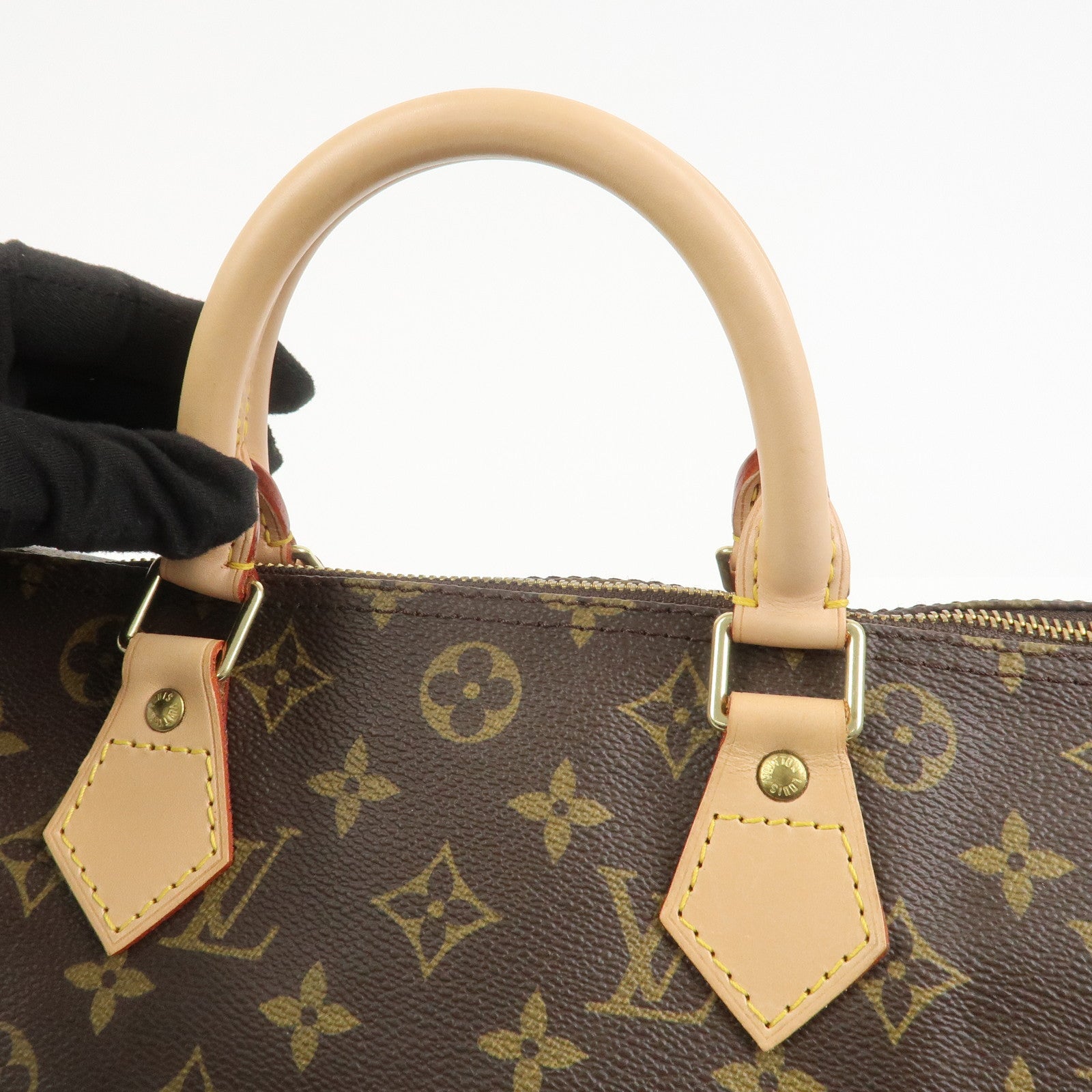 Louis Vuitton Monogram Speedy 30 Boston Bag Hand Bag Brown M41526