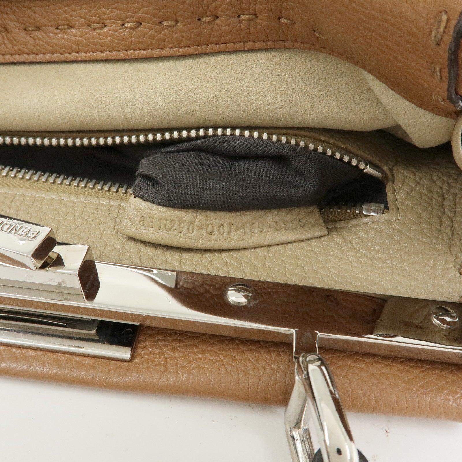 FENDI Peekaboo Celleria 2Way Bag Hand Bag Shoulder Bag 8BN290