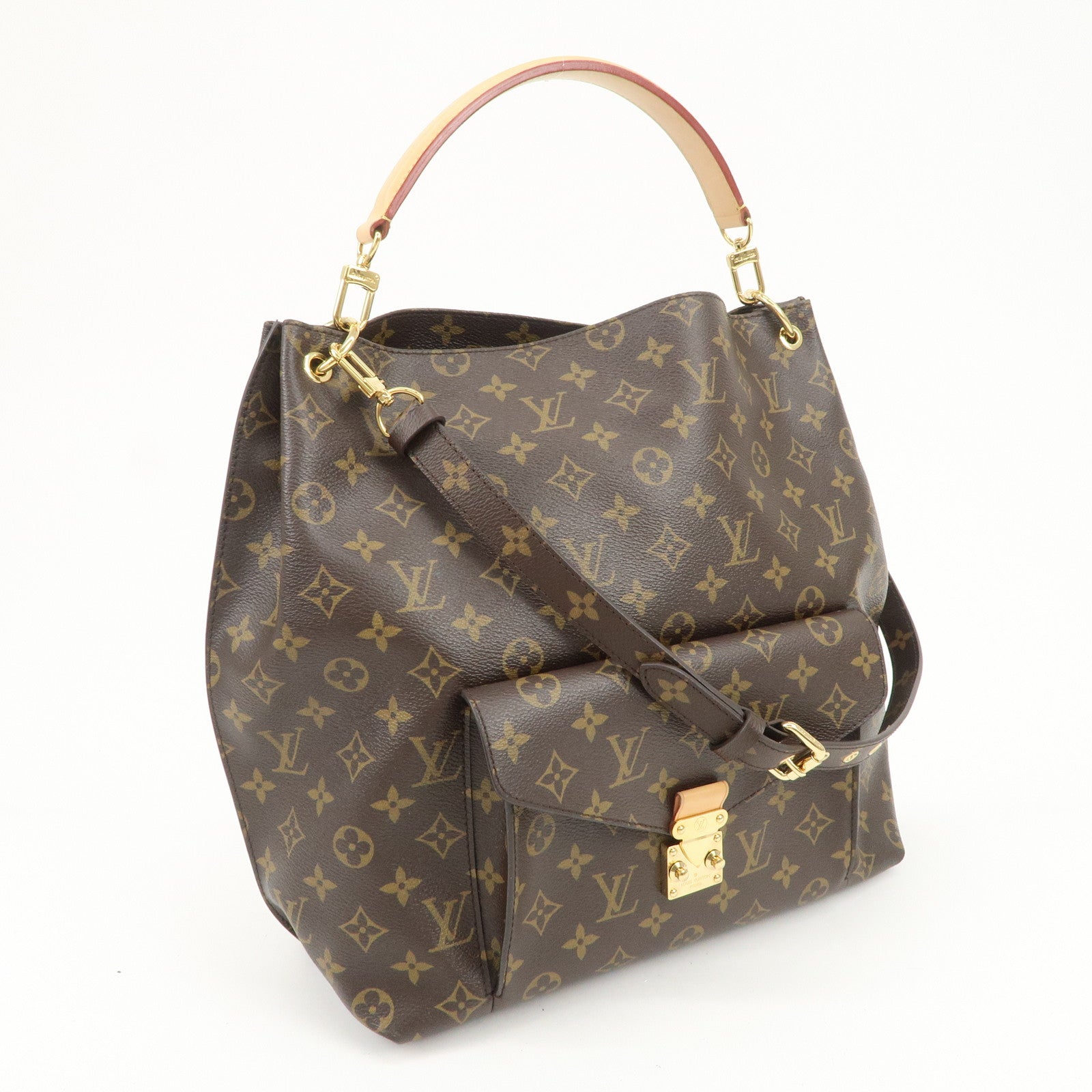 Louis Vuitton Monogram Metis Canvas Leather Shoulder Bag M40781