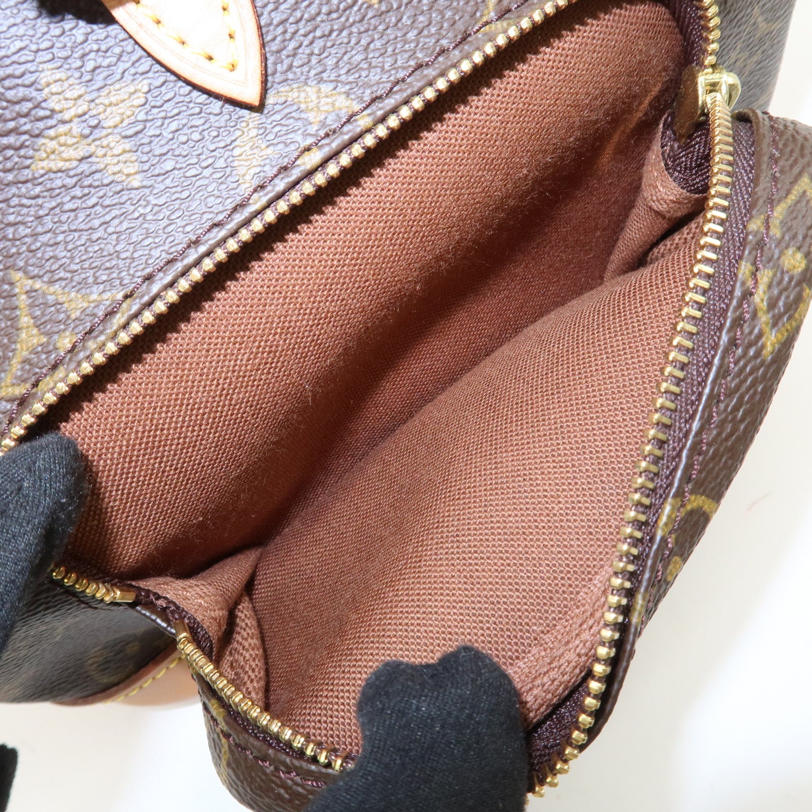 Louis Vuitton Monogram Canvas Mini Montsouris Backpack Brown M51137