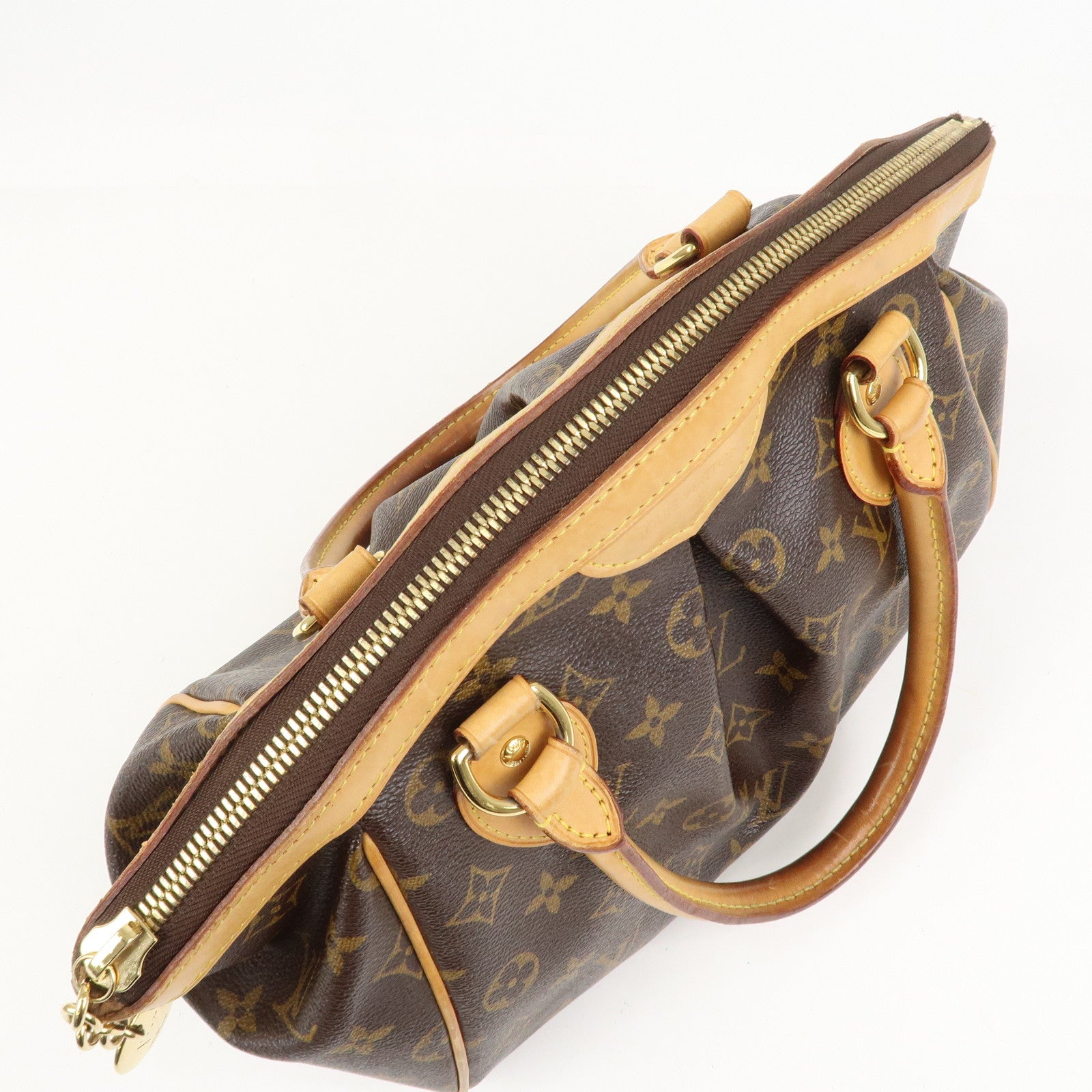 Louis Vuitton Monogram Tivoli PM Hand Bag Shoulder Bag Brown M40143