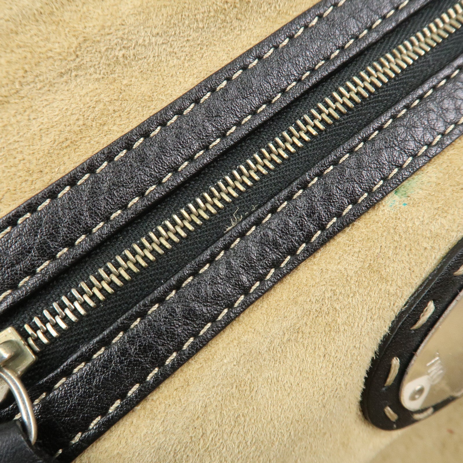 FENDI Seleria Doctor's Bag Hand Bag Black 8BN075