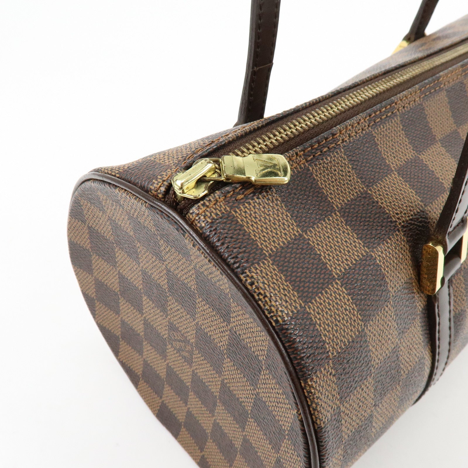 Louis Vuitton Damier Ebene Papillon 30 Hand Bag Brown N51303