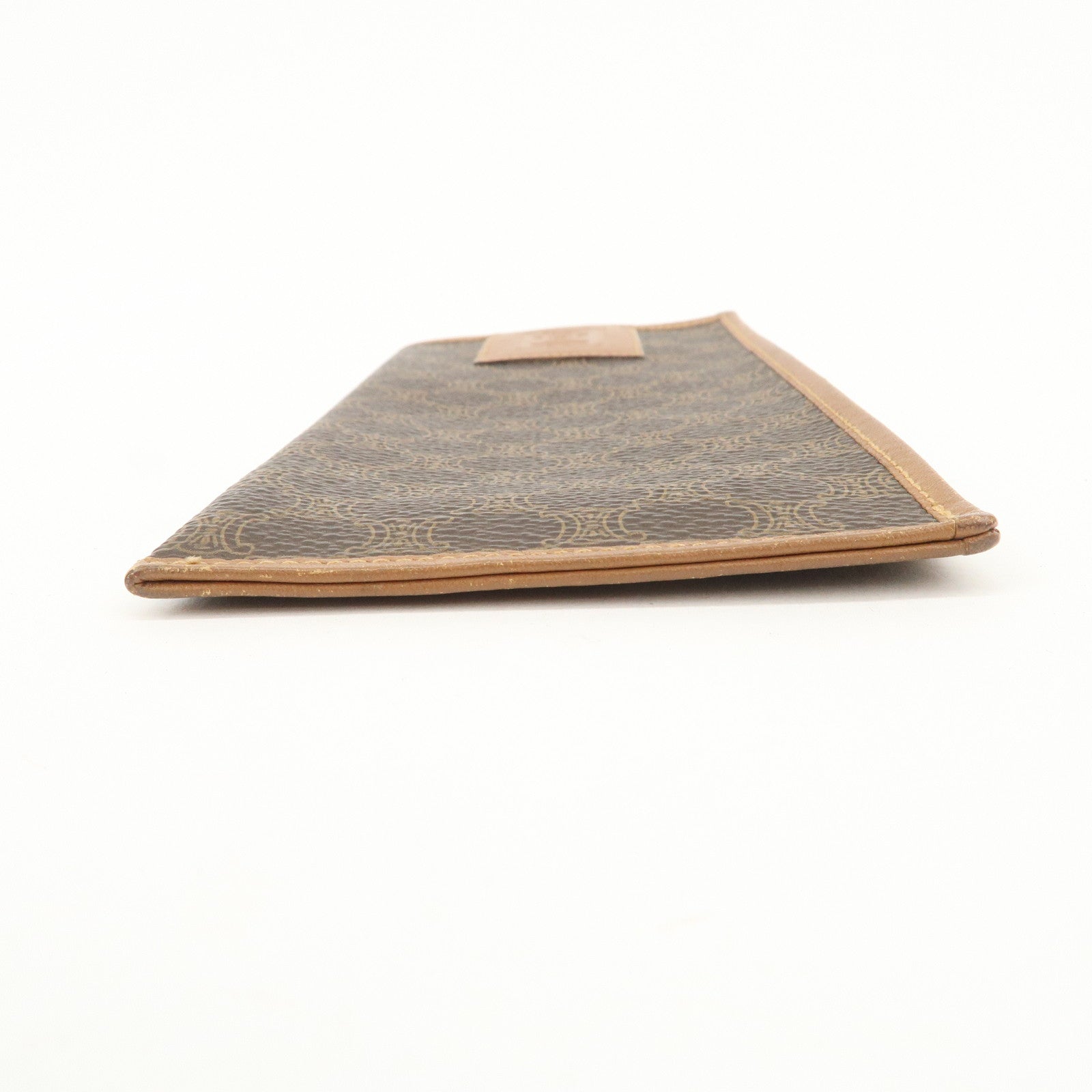 CELINE Macadam Set of 2 Sunglasses Case Key Case Brown