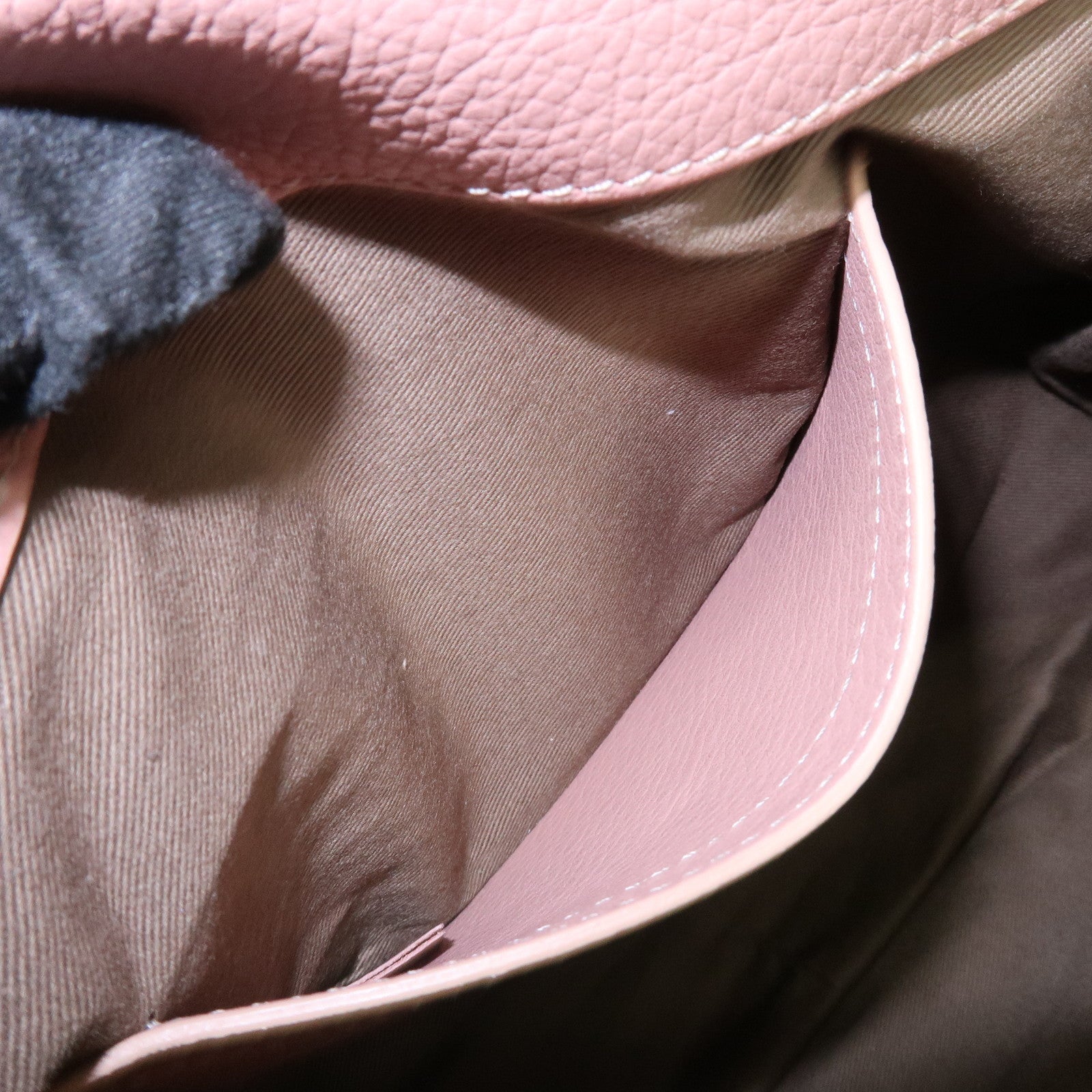 Chloe Marcie Leather Shoulder Bag Crossbody Bag Pink