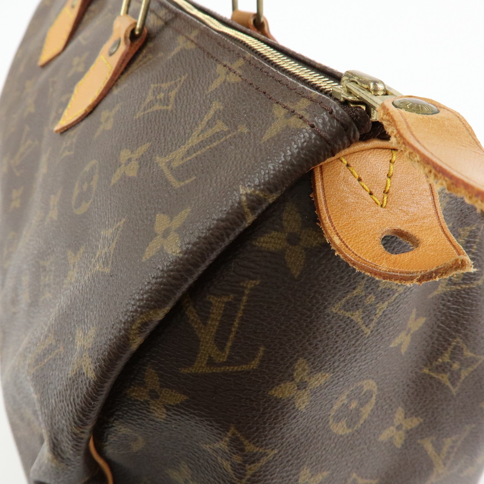 Louis Vuitton Monogram Speedy 40 Hand Bag Boston Bag Brown M41522
