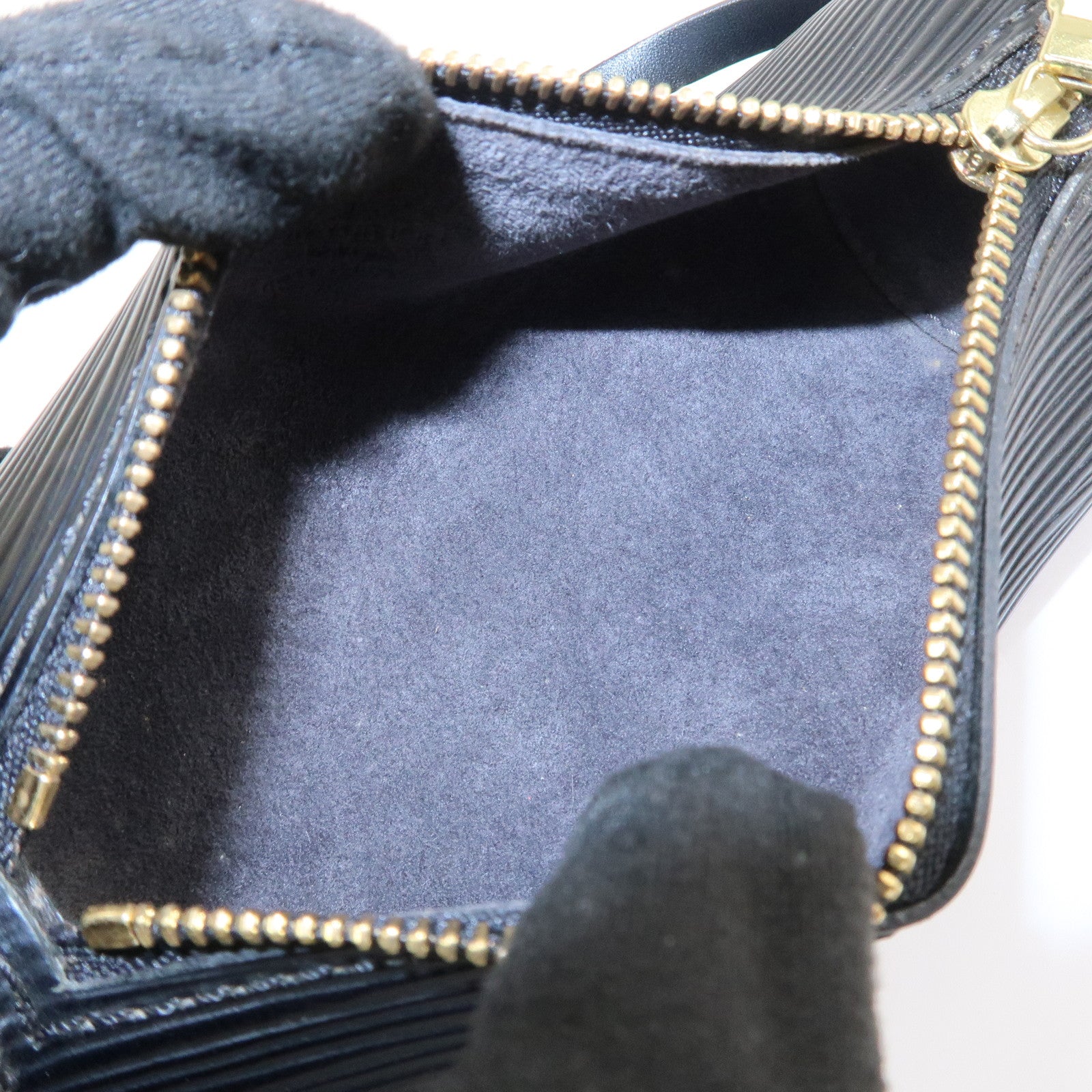 Louis Vuitton Monogram Epi Set Of 2 Papillon Soufllot Pouch Noir