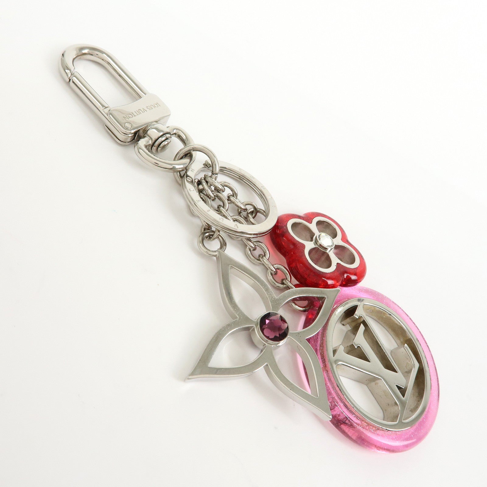Louis Vuitton Porte Cles Colorline Strass Key Holder Charm M67357