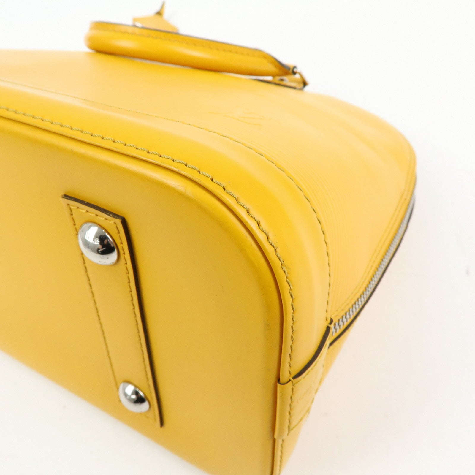 Louis Vuitton Epi Alma PM Leather Hand Bag Mimosa M40951