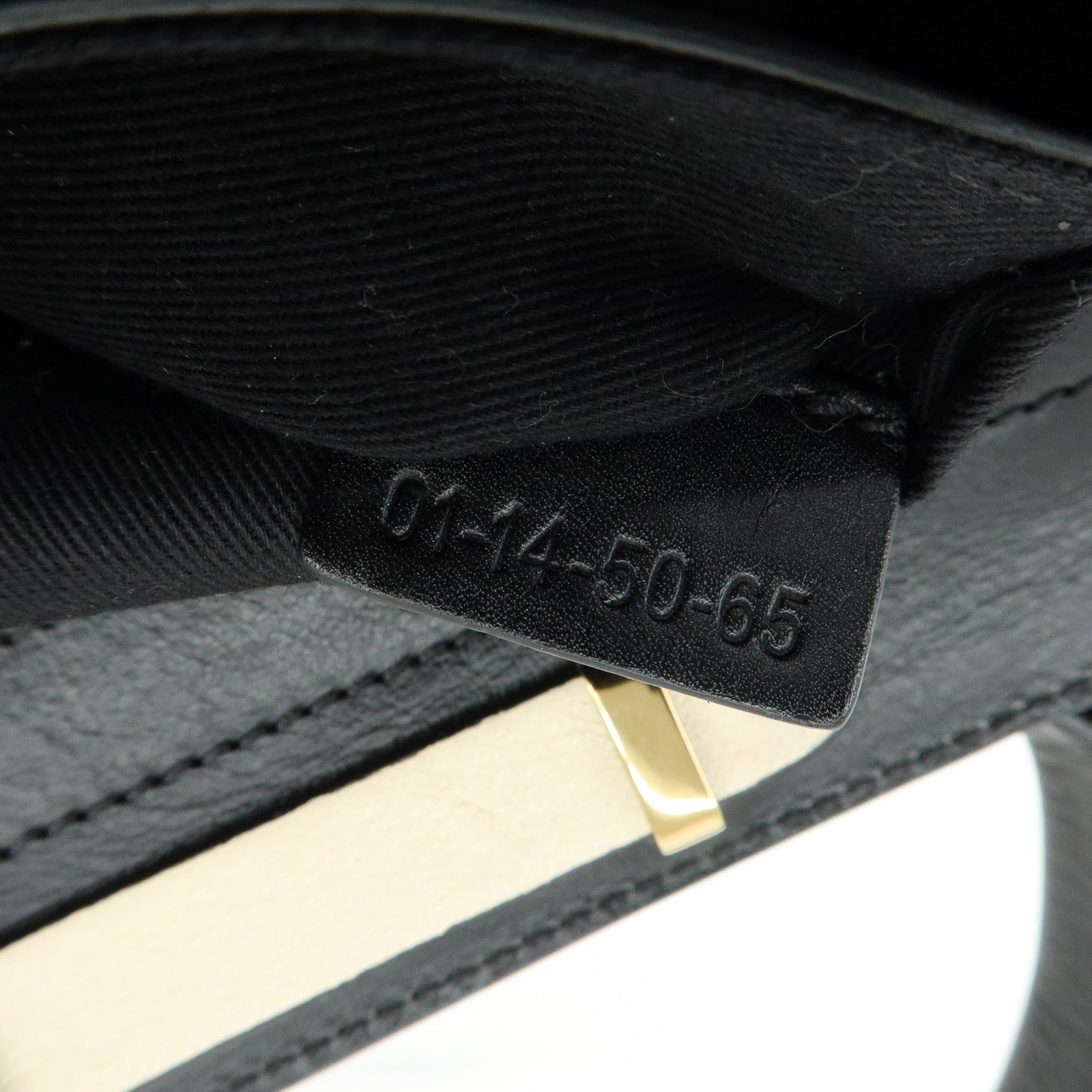 Chloe Leather Alice Mini Bag 2Way Bag Shoulder Hand Bag Black Ivory