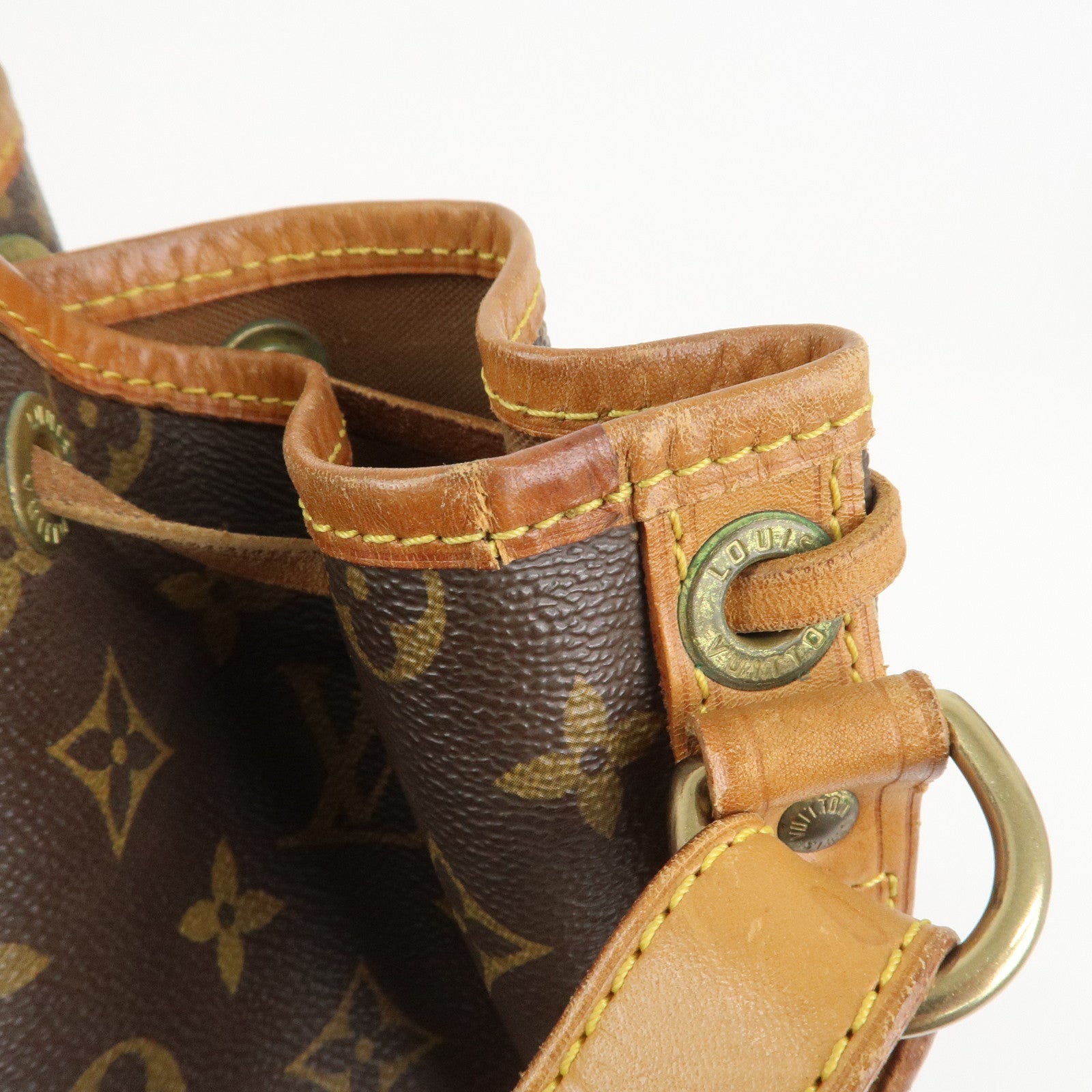 Louis Vuitton Monogram Noe Shoulder Bag Hand Bag Brown M42224