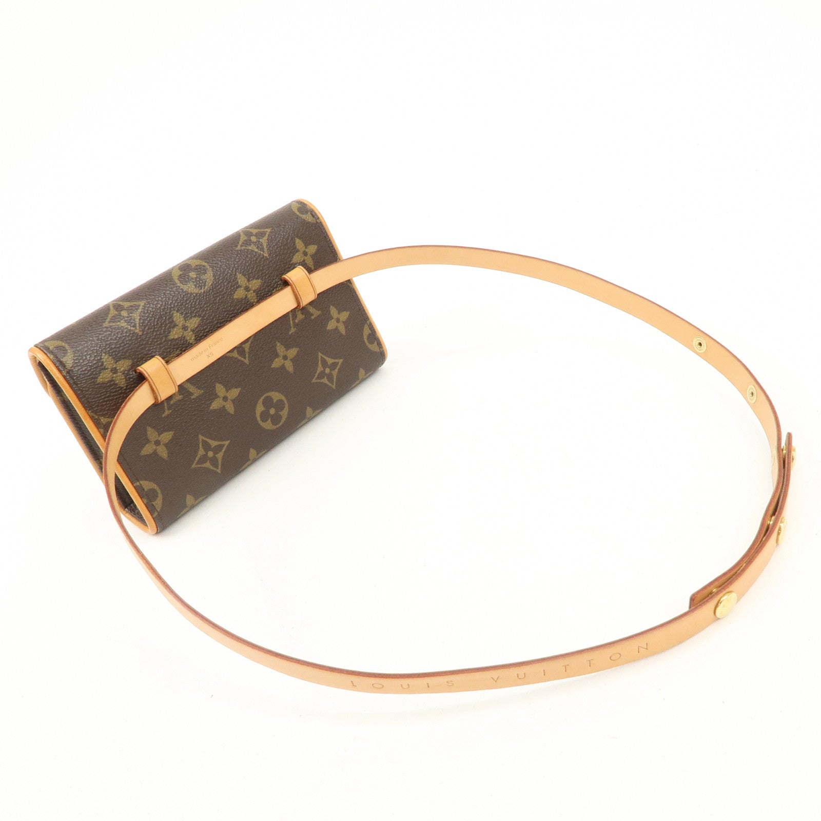 Louis Vuitton Monogram Pochette Florentine Waist Bag Belt M51855 Used