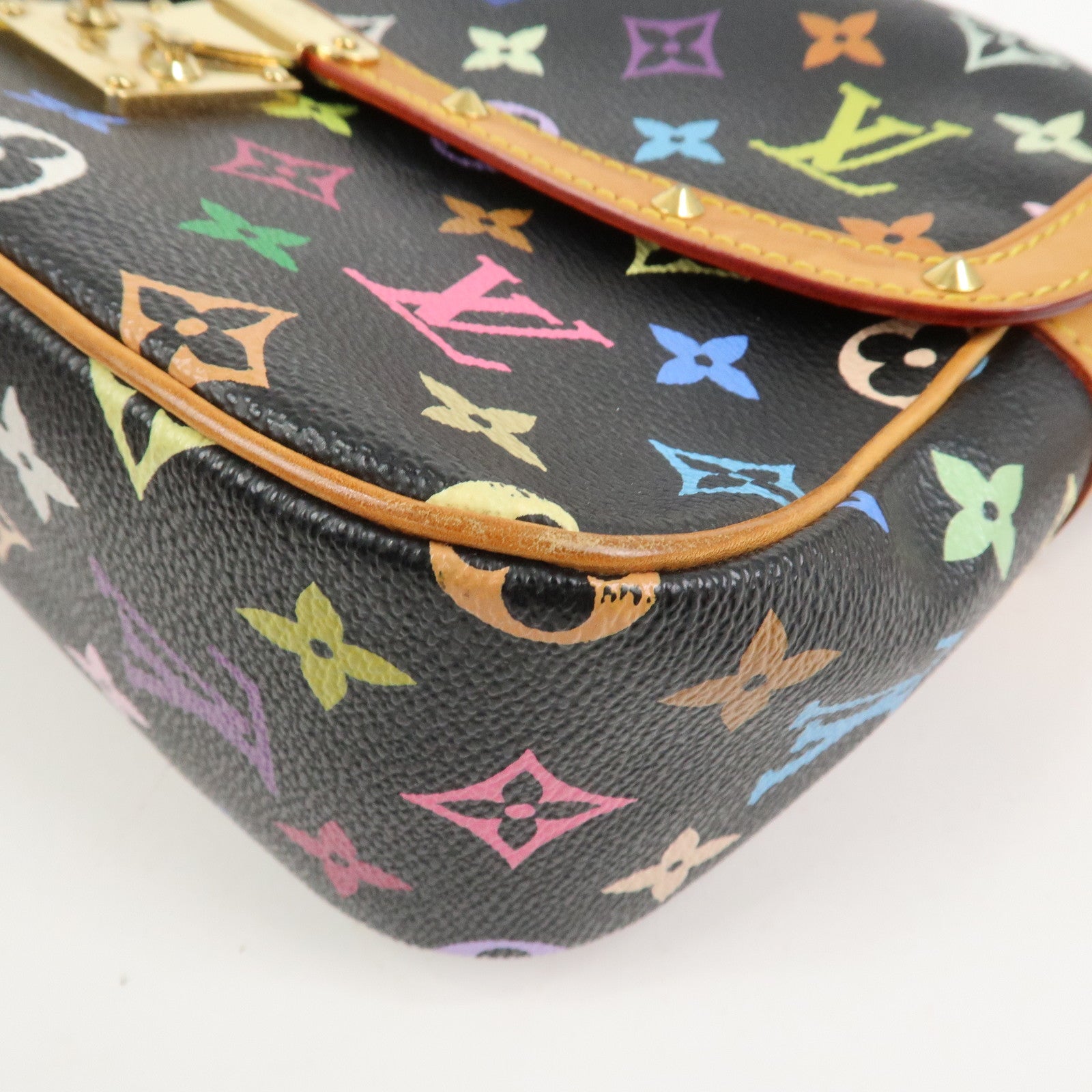 Louis Vuitton Monogram Multicolor Sologne Shoulder Bag Noir M92639