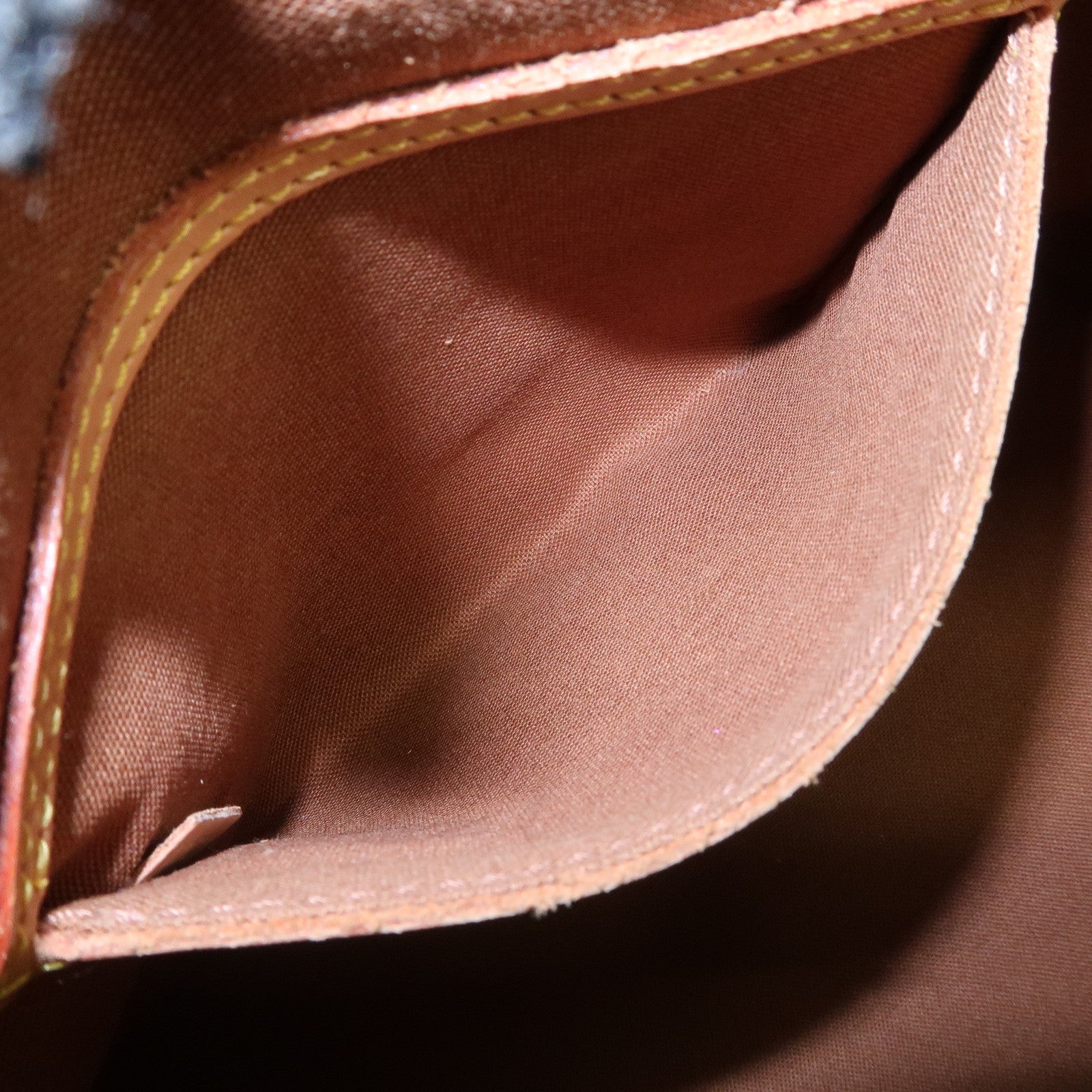 Louis Vuitton Monogram Alma PM Hand Bag Brown M51130 Used