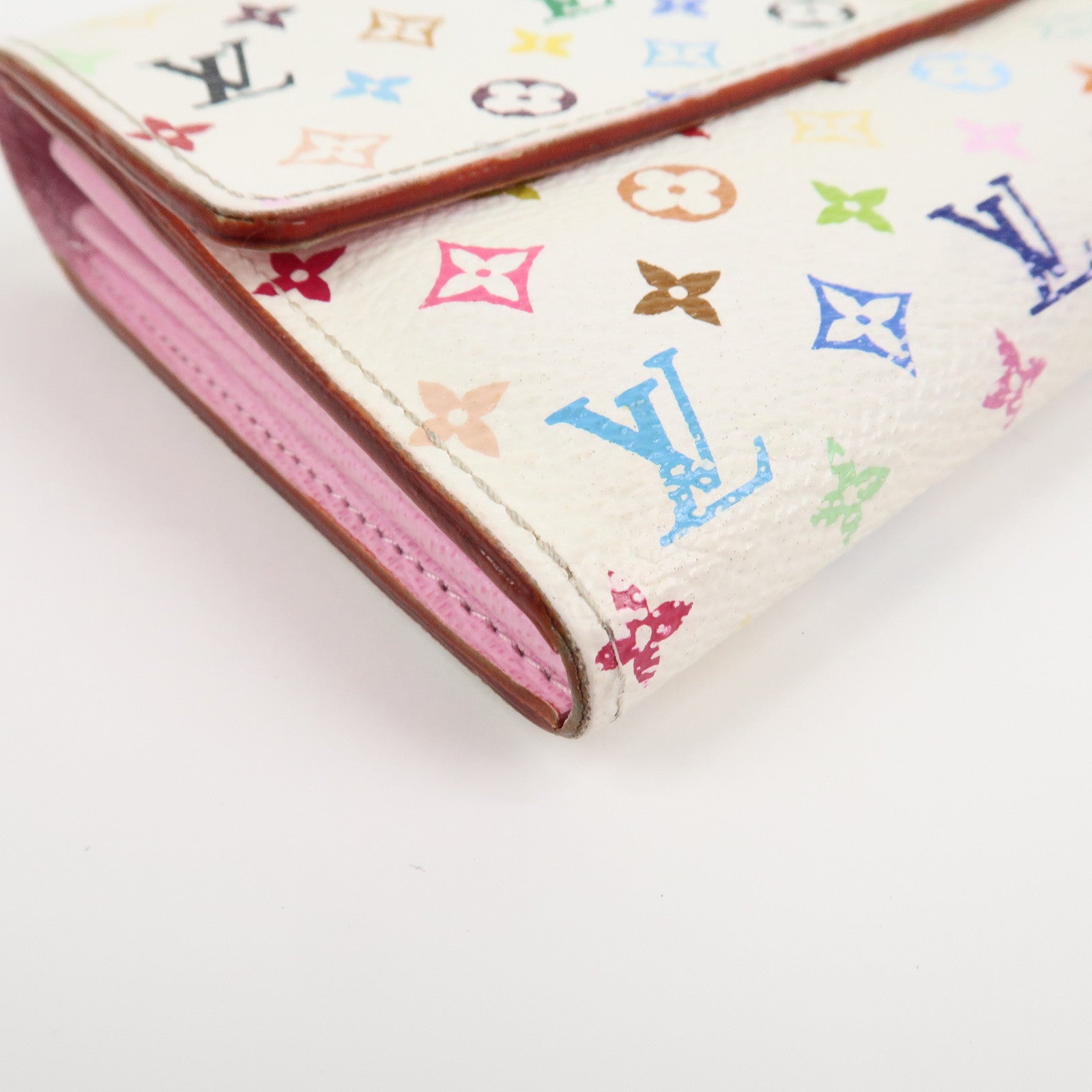 Louis Vuitton Monogram Multicolor Portefeuille Sarah Long Wallet Used