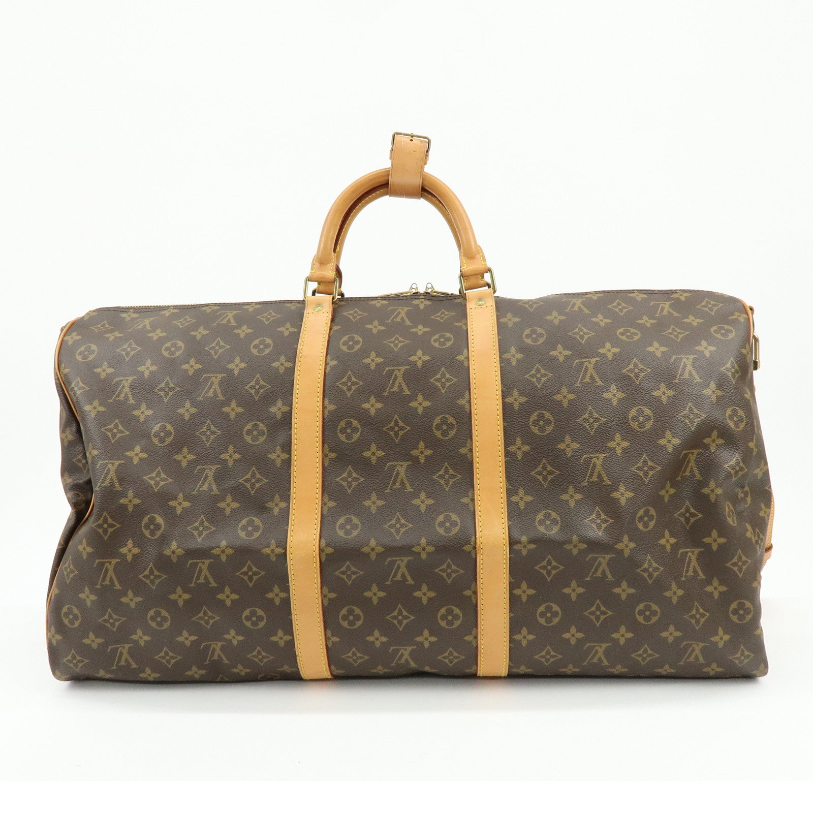 Louis Vuitton Monogram Keep All Bandouliere 60 Boston Bag M41412