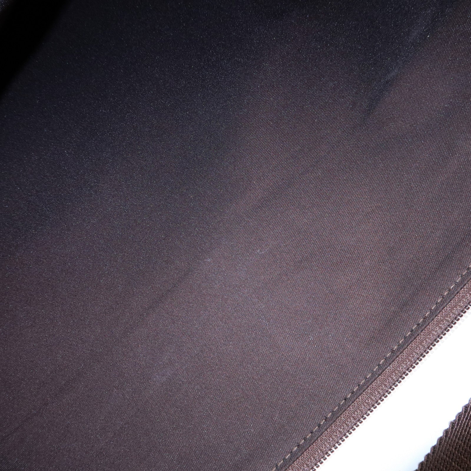 GUCCI GG Nylon Leather Shoulder Bag Crossbody Bag Dark Brown 190628