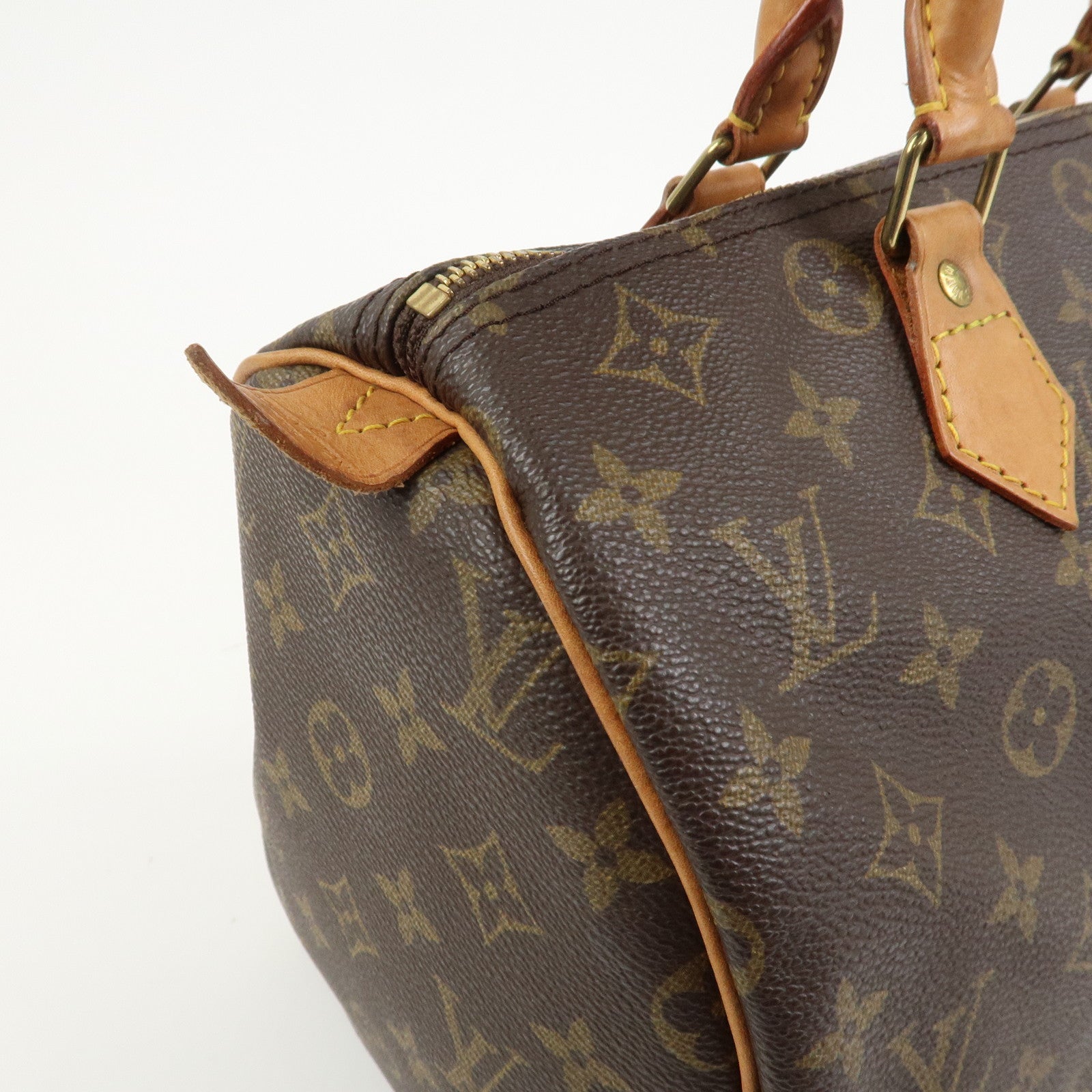 Louis Vuitton Monogram Speedy 30 Boston Bag Hand Bag Brown M41526