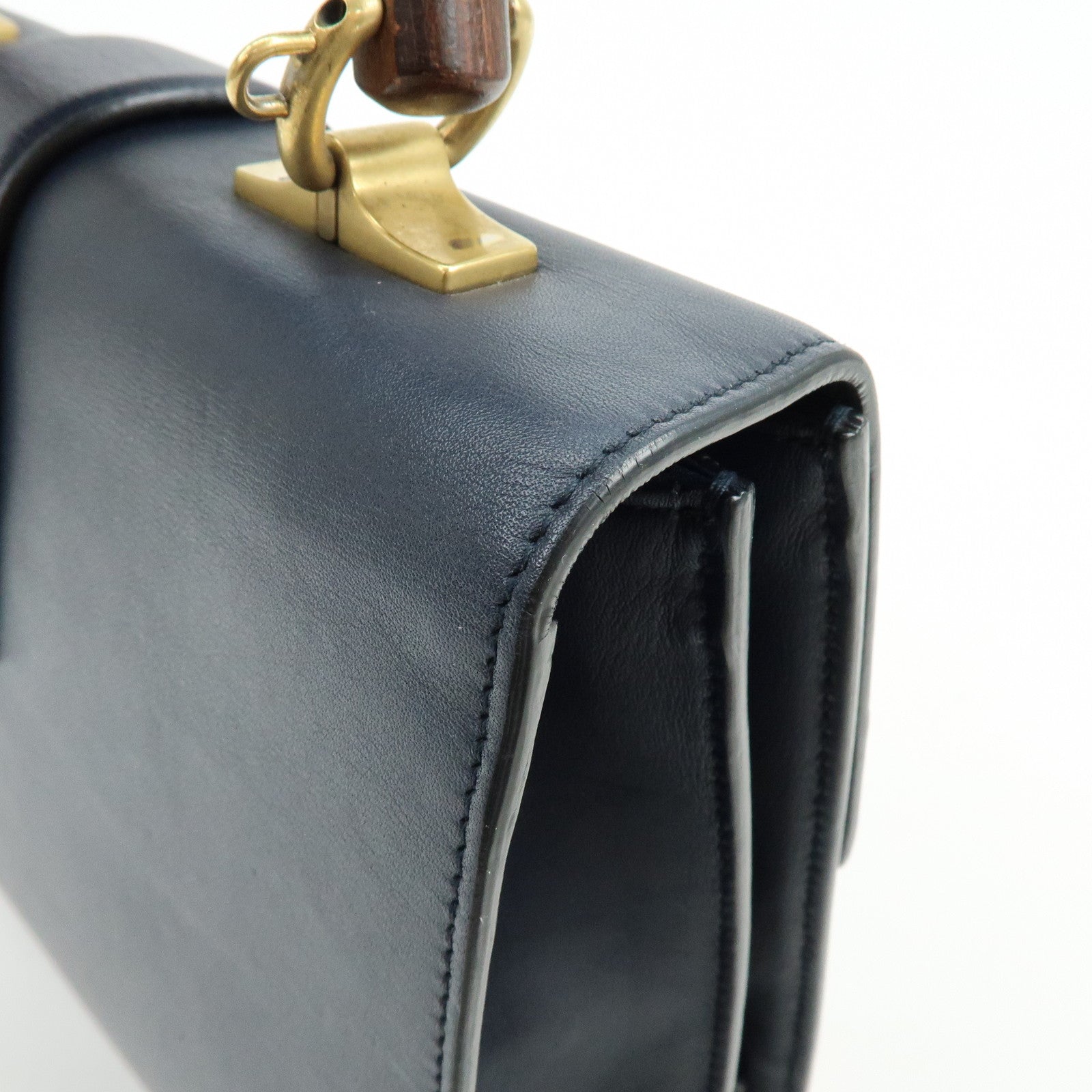 GUCCI Dionysus Bamboo Leather 2Way Bag Hand Bag Shoulder Bag 448075