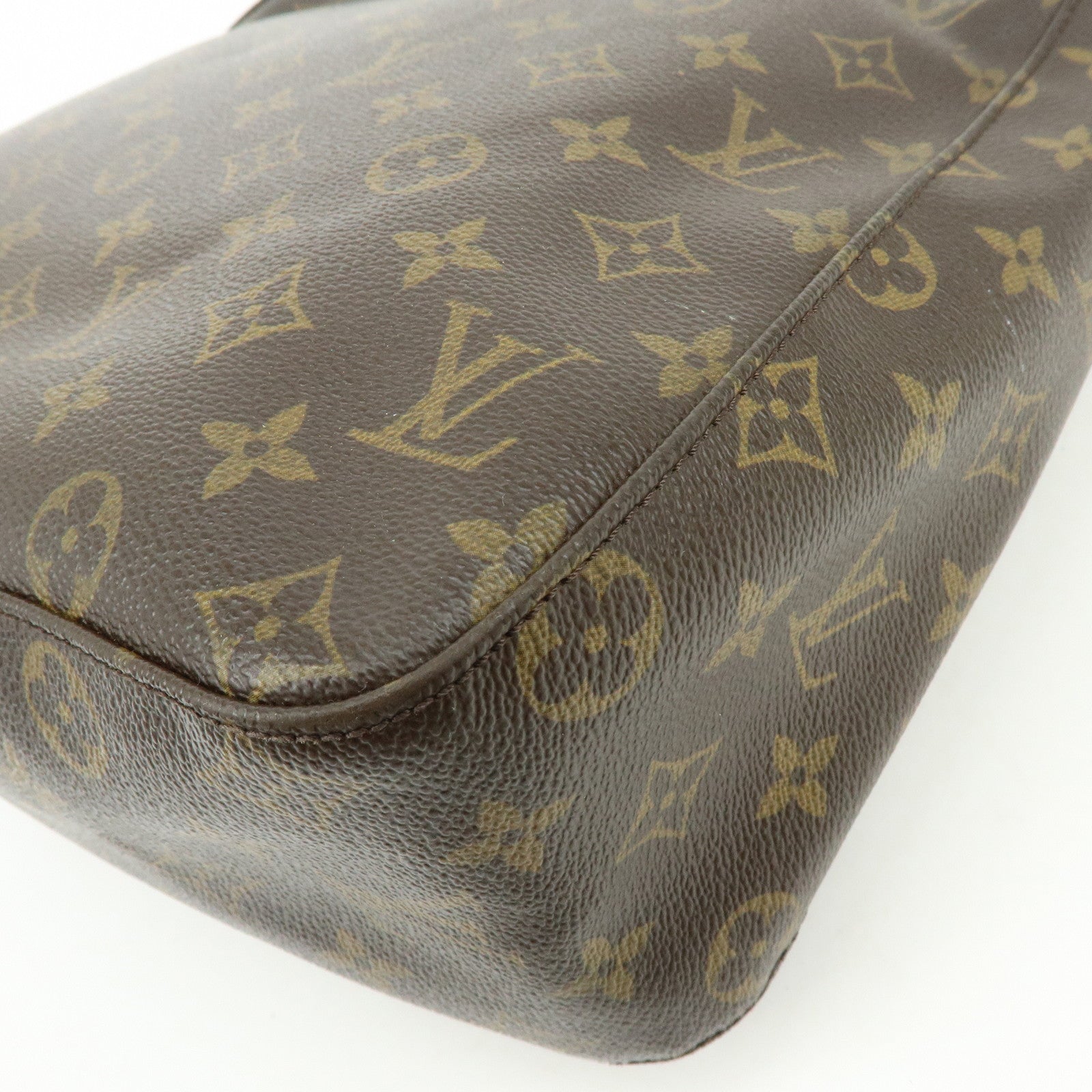 Louis Vuitton Monogram Looping GM Shoulder Bag Brown M51145
