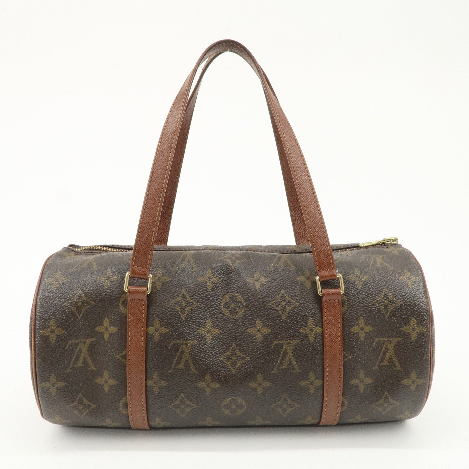 Louis Vuitton Monogram Papillon 30 Old Style Hand Bag Brown M51365
