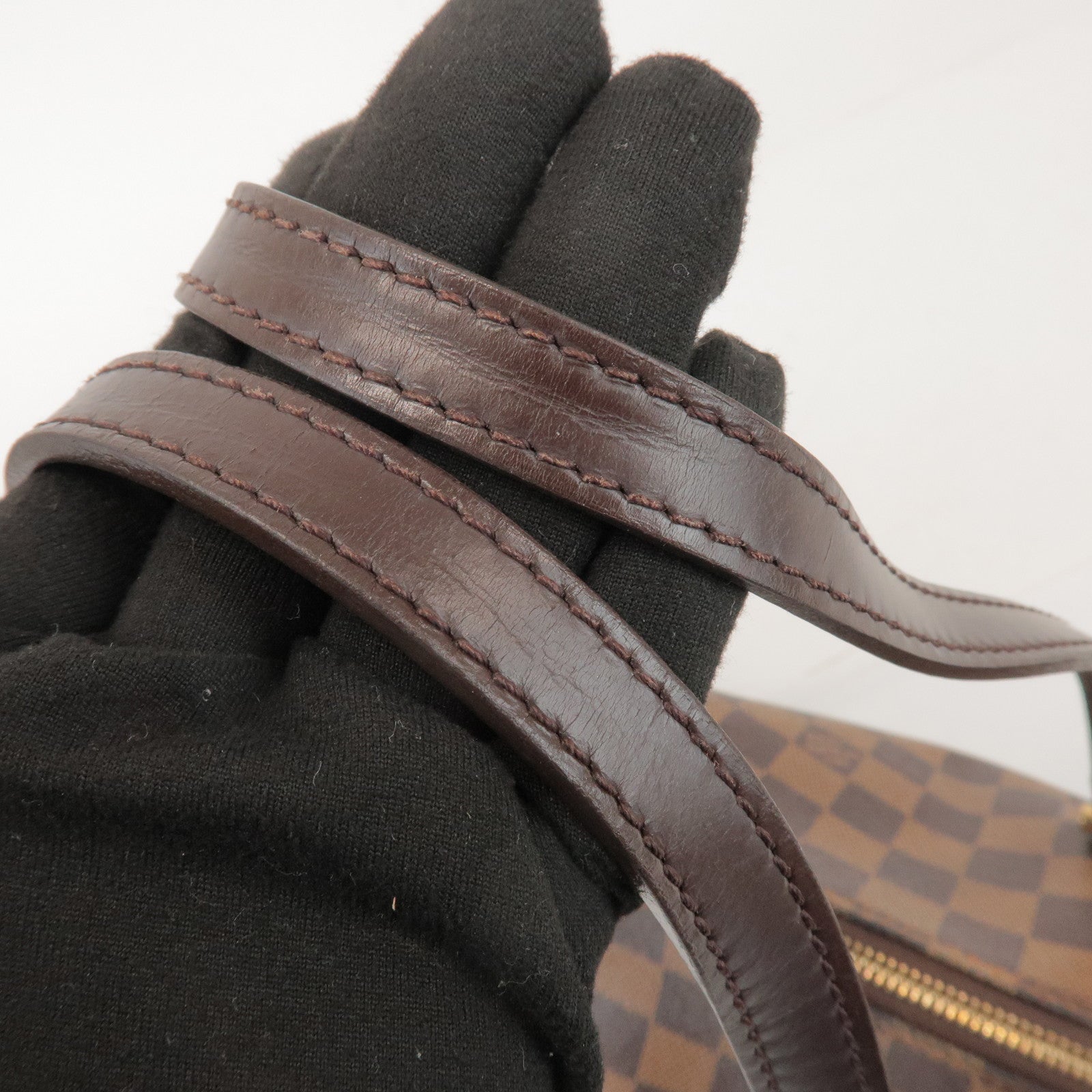 Louis Vuitton Damier Ebene Papillon 30 Hand Bag Brown N51303