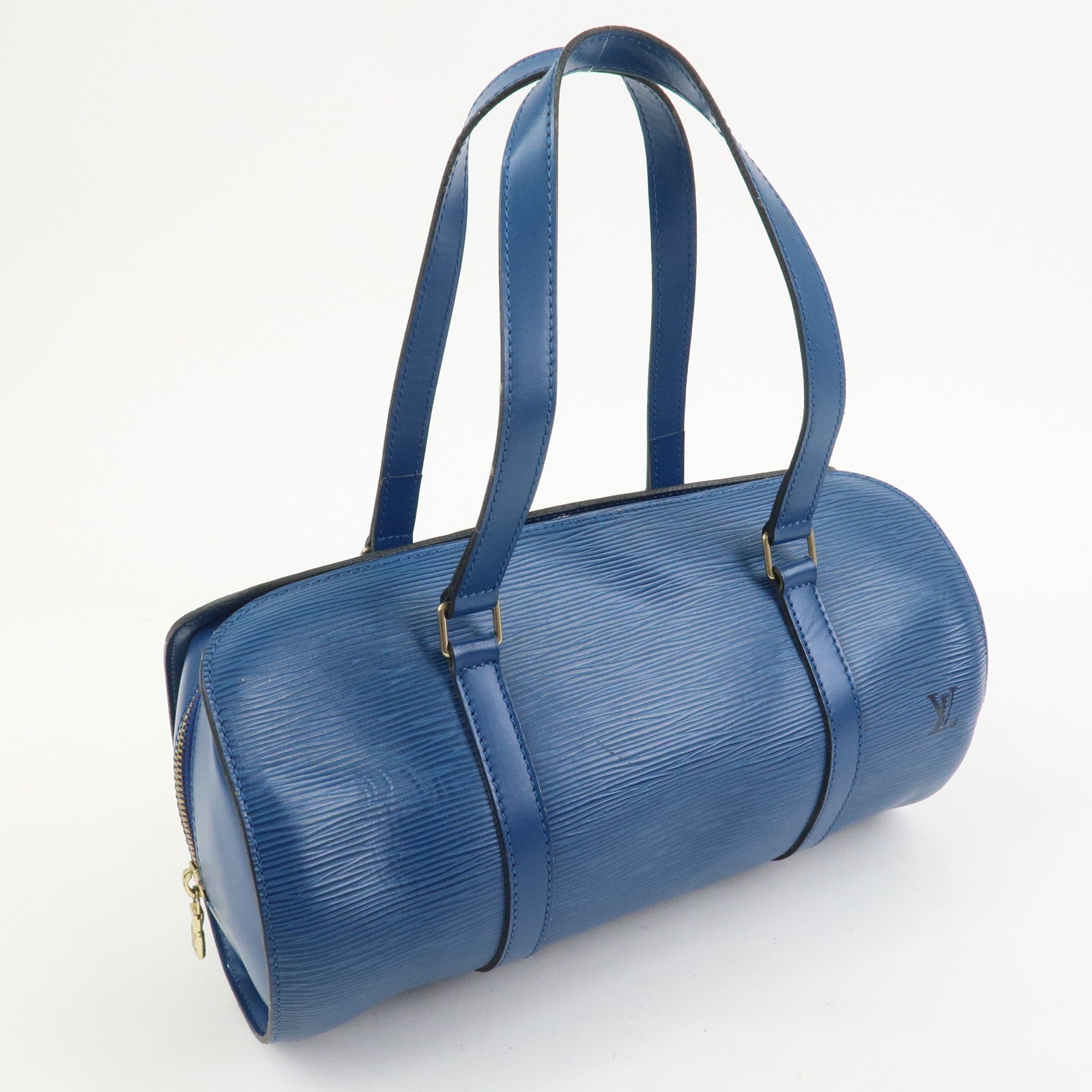 Louis Vuitton Epi Soufflot Shoulder Bag Hand Bag Toledo Blue M52225