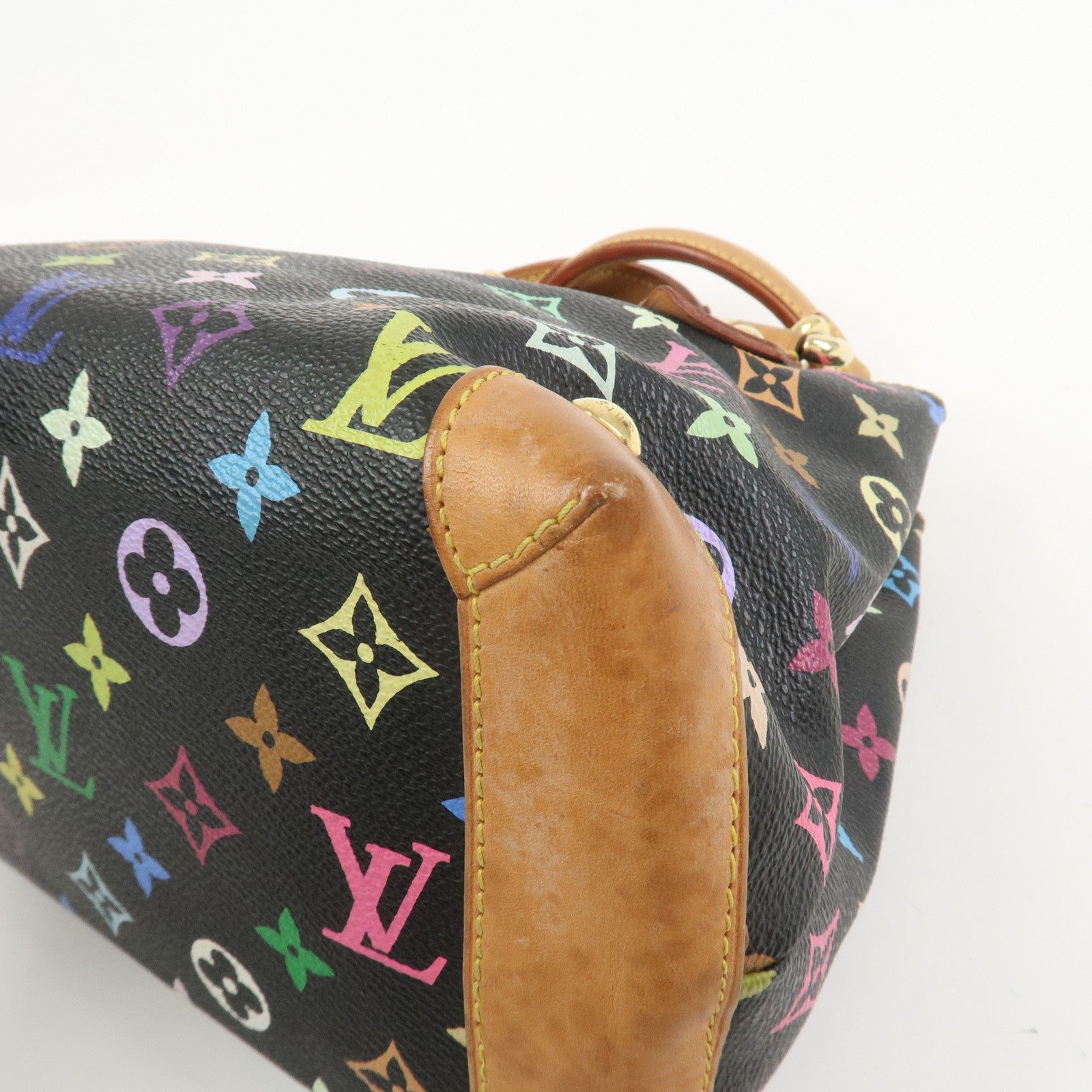 Louis Vuitton Monogram Multicolor Audra Hand Bag Noir Black M40048