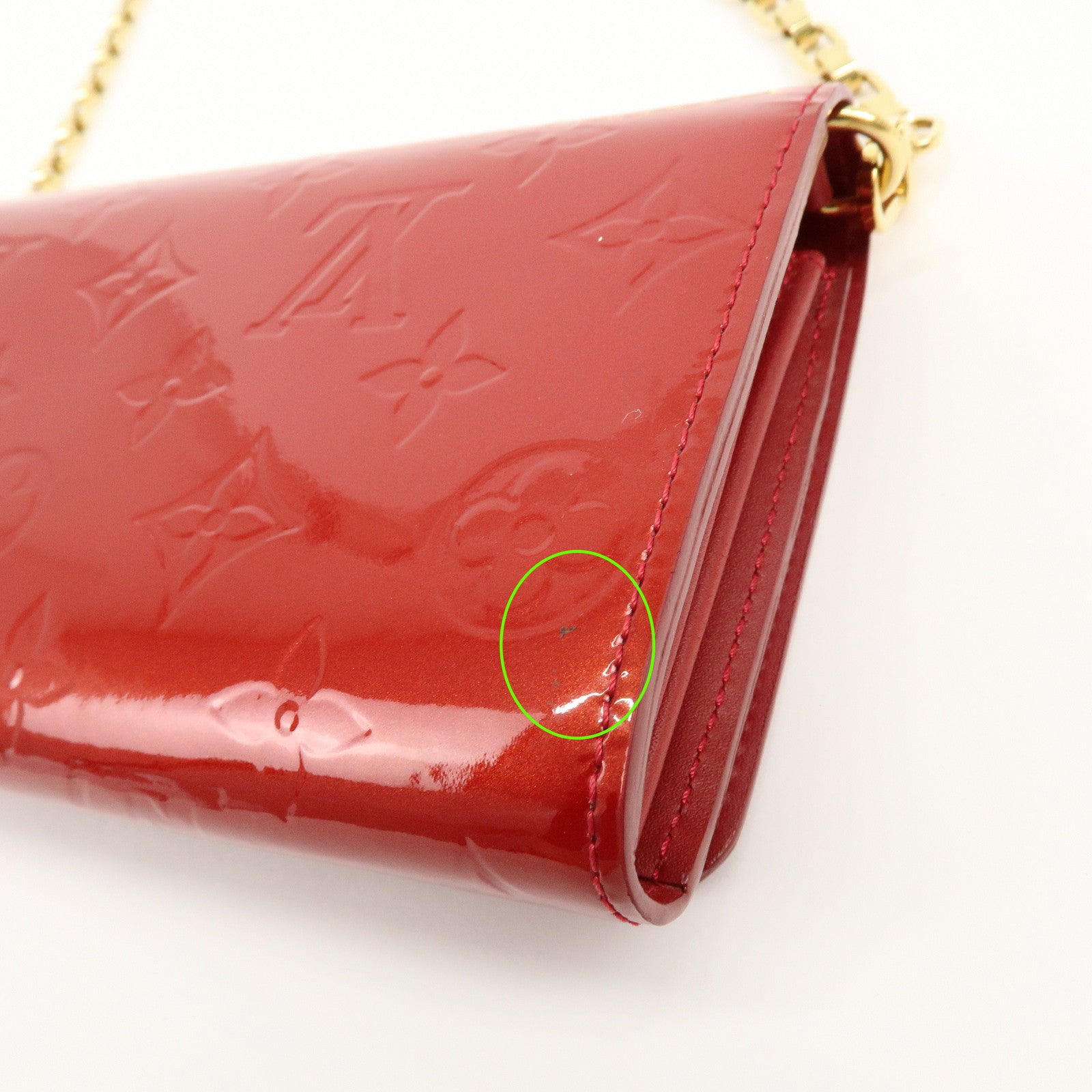 Louis Vuitton Monogram Vernis Portefeuille Sarah Chain Bag M90206
