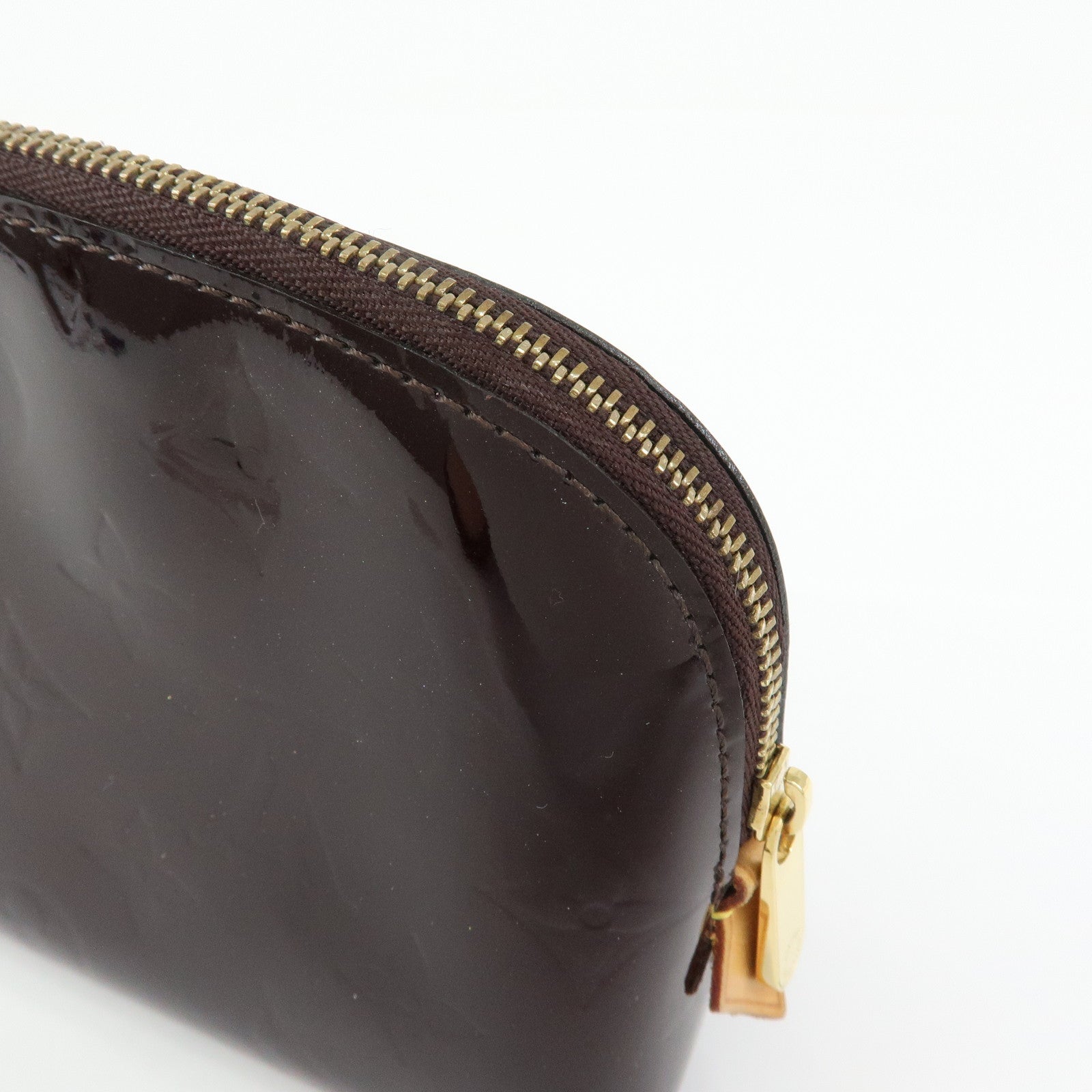 Louis Vuitton Monogram Vernis Pochette Cosmetic Pouch M91495