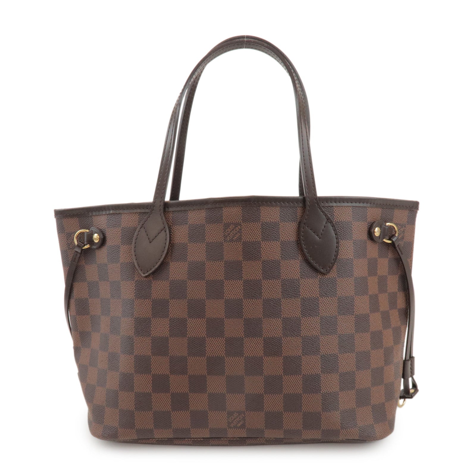 Louis Vuitton Damier Neverfull PM Canvas Tote Bag Brown N41359