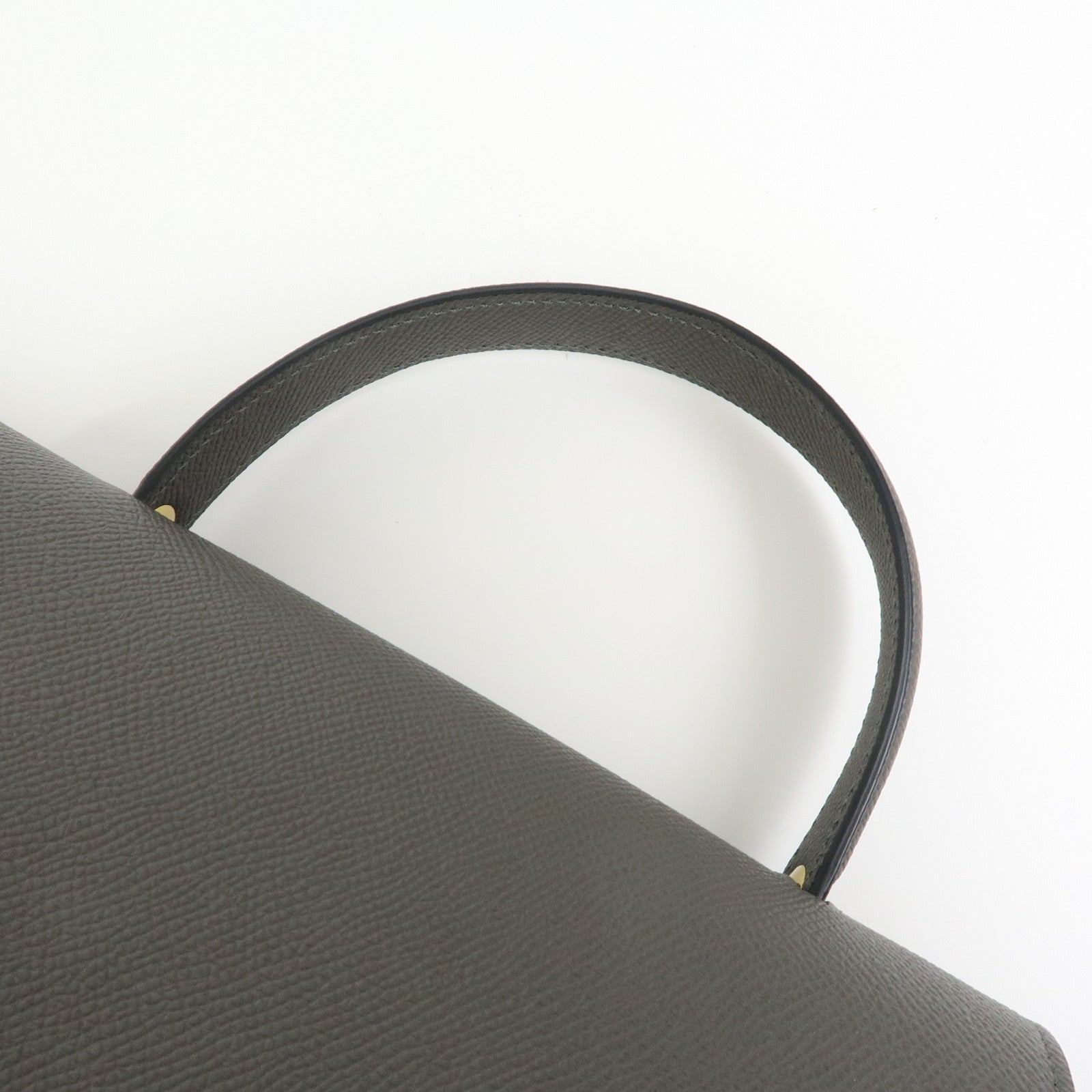 CELINE Micro Belt Bag Calf Leather 2WAY Bag Hand Bag Gray