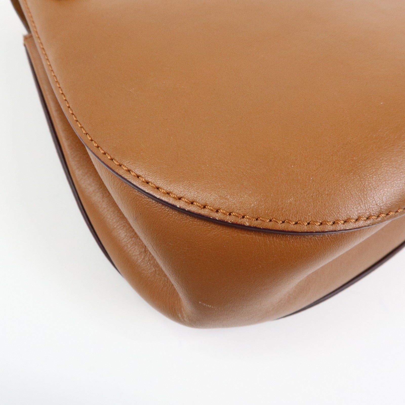 Chloe Drew Leather Suede Shoulder Bag Crossbody Bag Brown