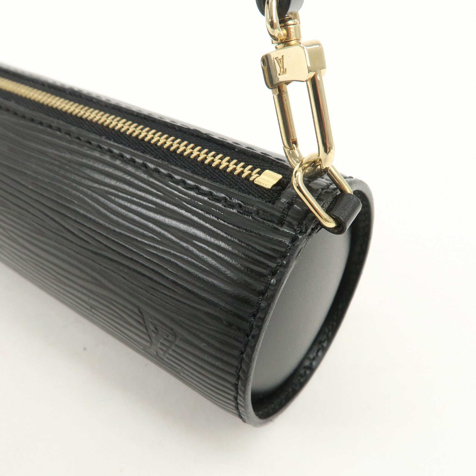 Louis Vuitton Epi Mini Pouch For Soufflot Hand Bag Noir