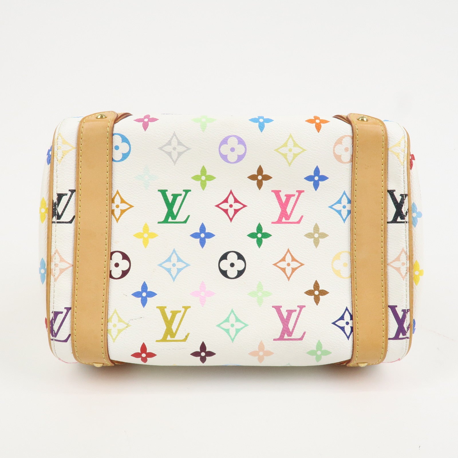 Louis Vuitton Monogram Multicolor Priscilla Hand Bag Blanc M40096
